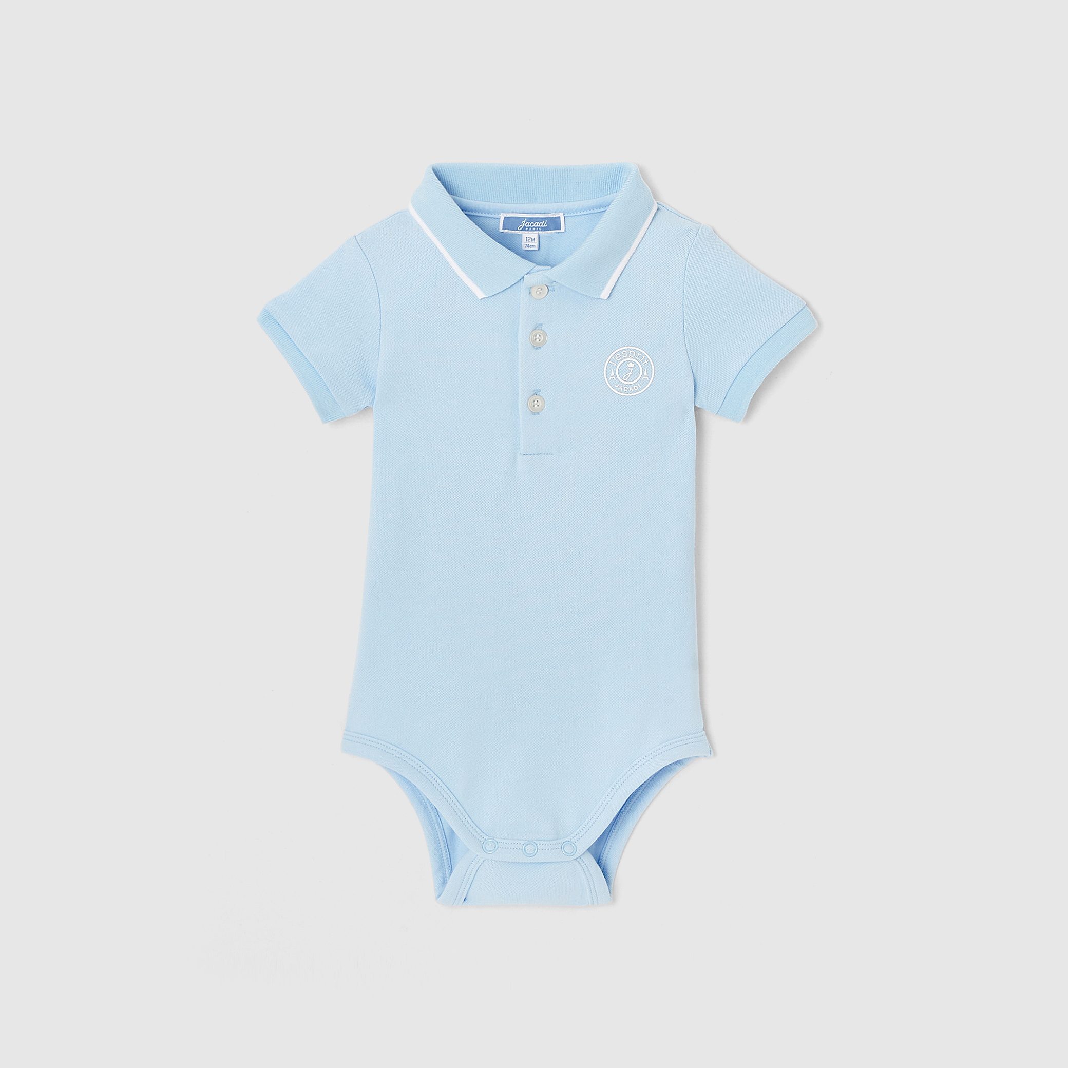 Baby Boy Polo Bodysuit