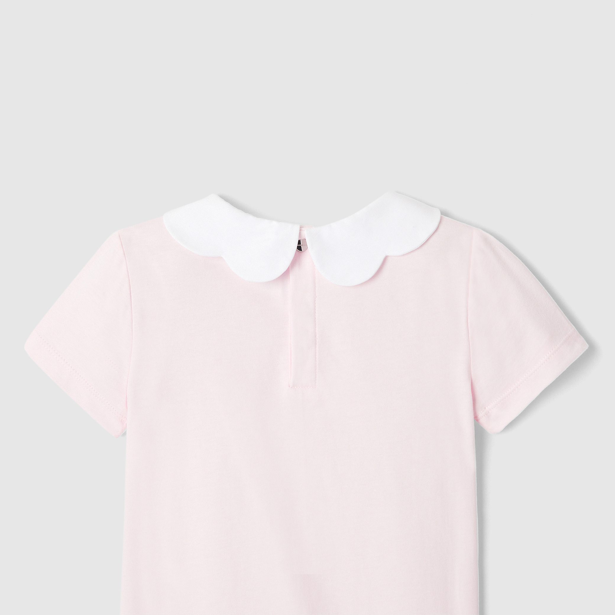 Girl Polo Shirt with Scalloped Collar - Image 4