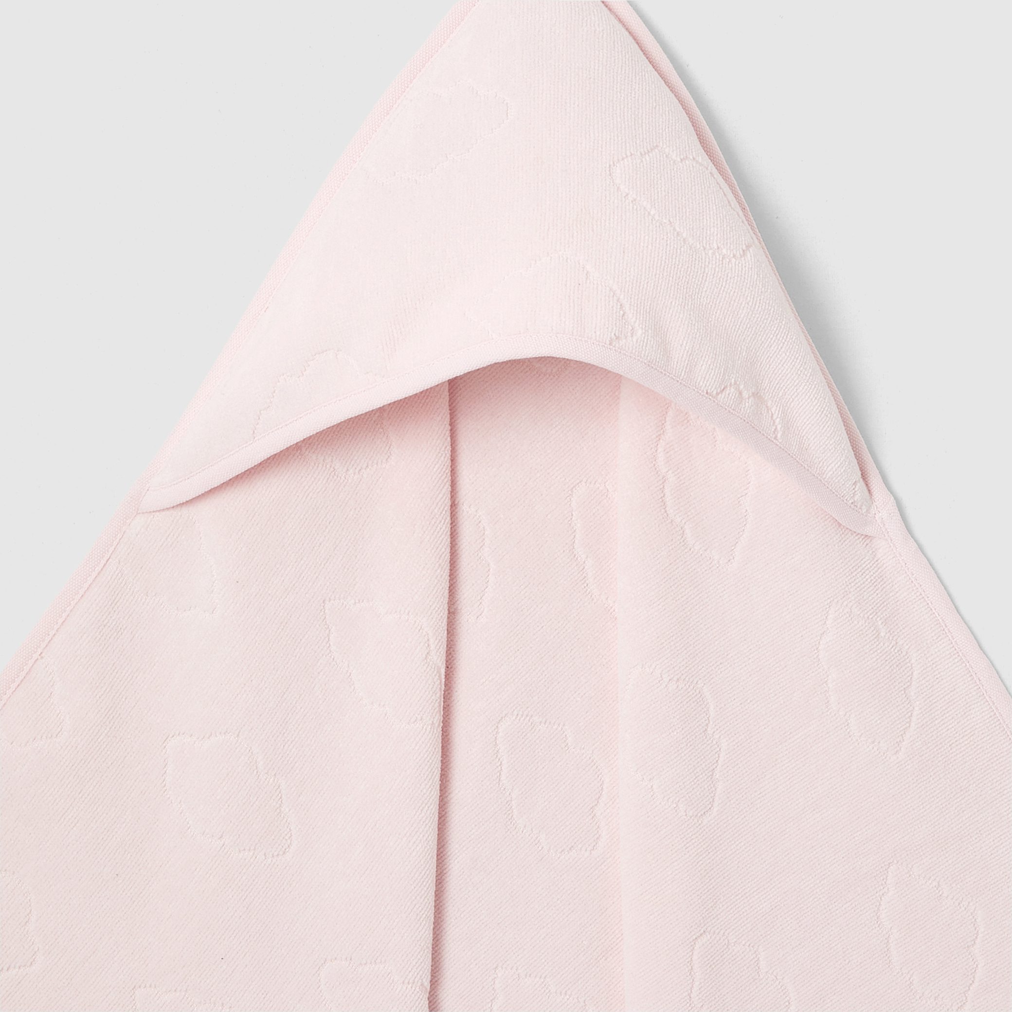 Petit Paris Hooded Towel - Cloud Pink - Image 3