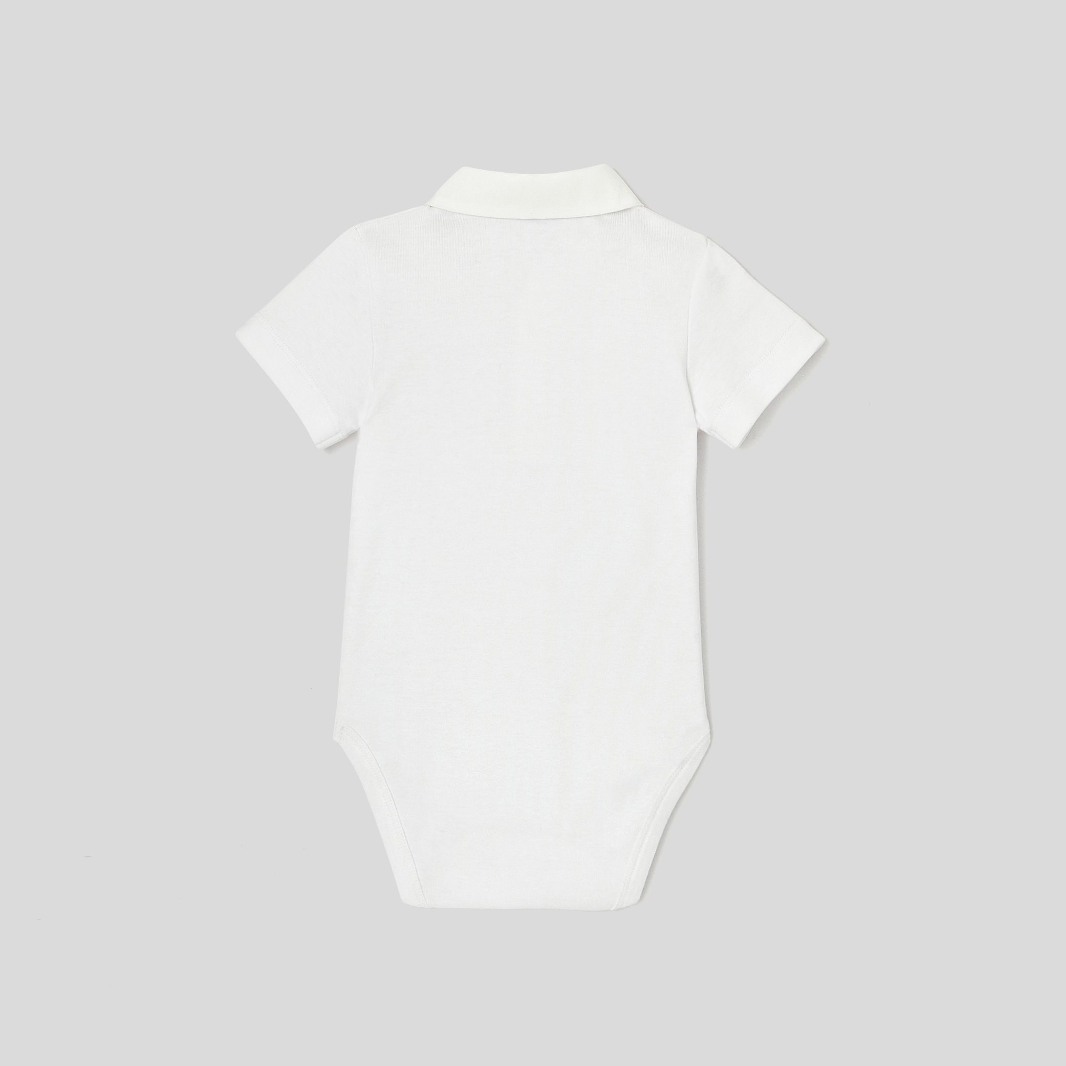 Baby Boy Oxford Collar Bodysuit - Image 2