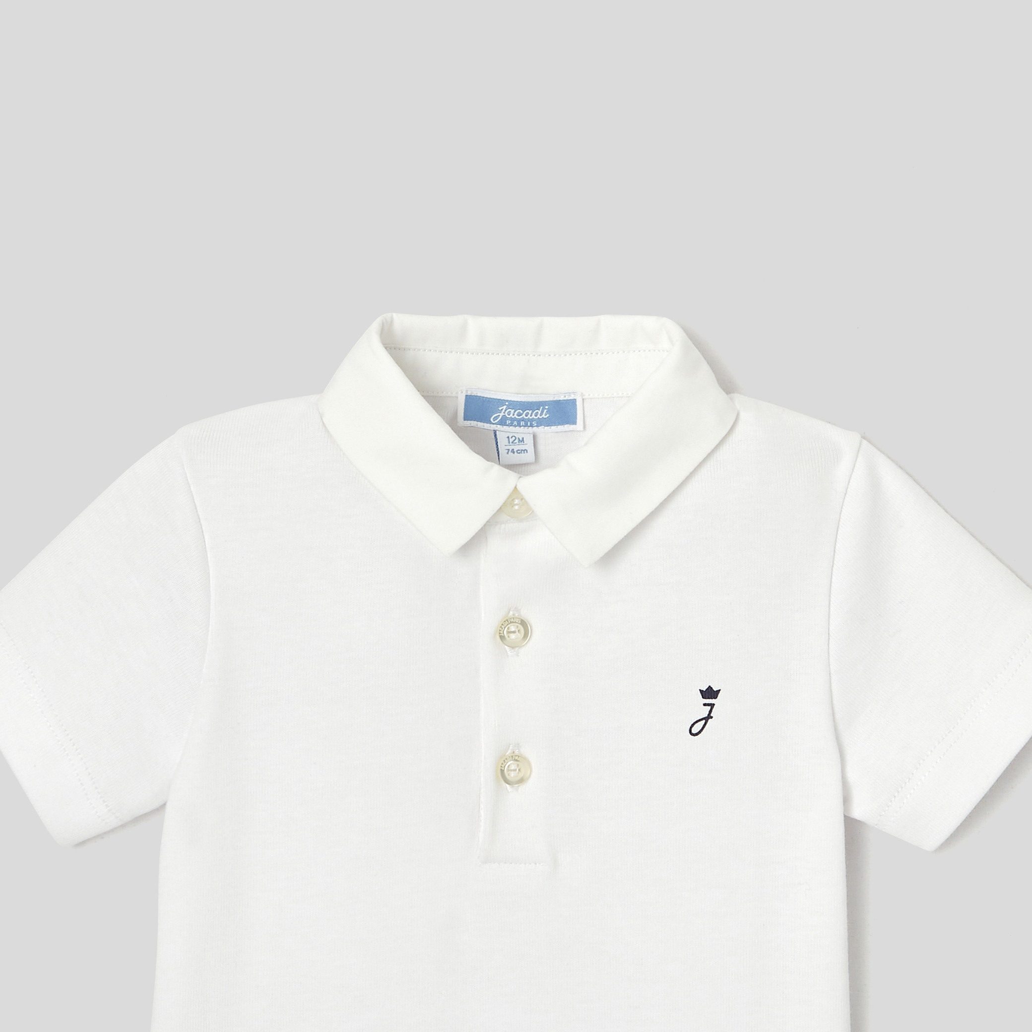 Baby Boy Oxford Collar Bodysuit - Image 3