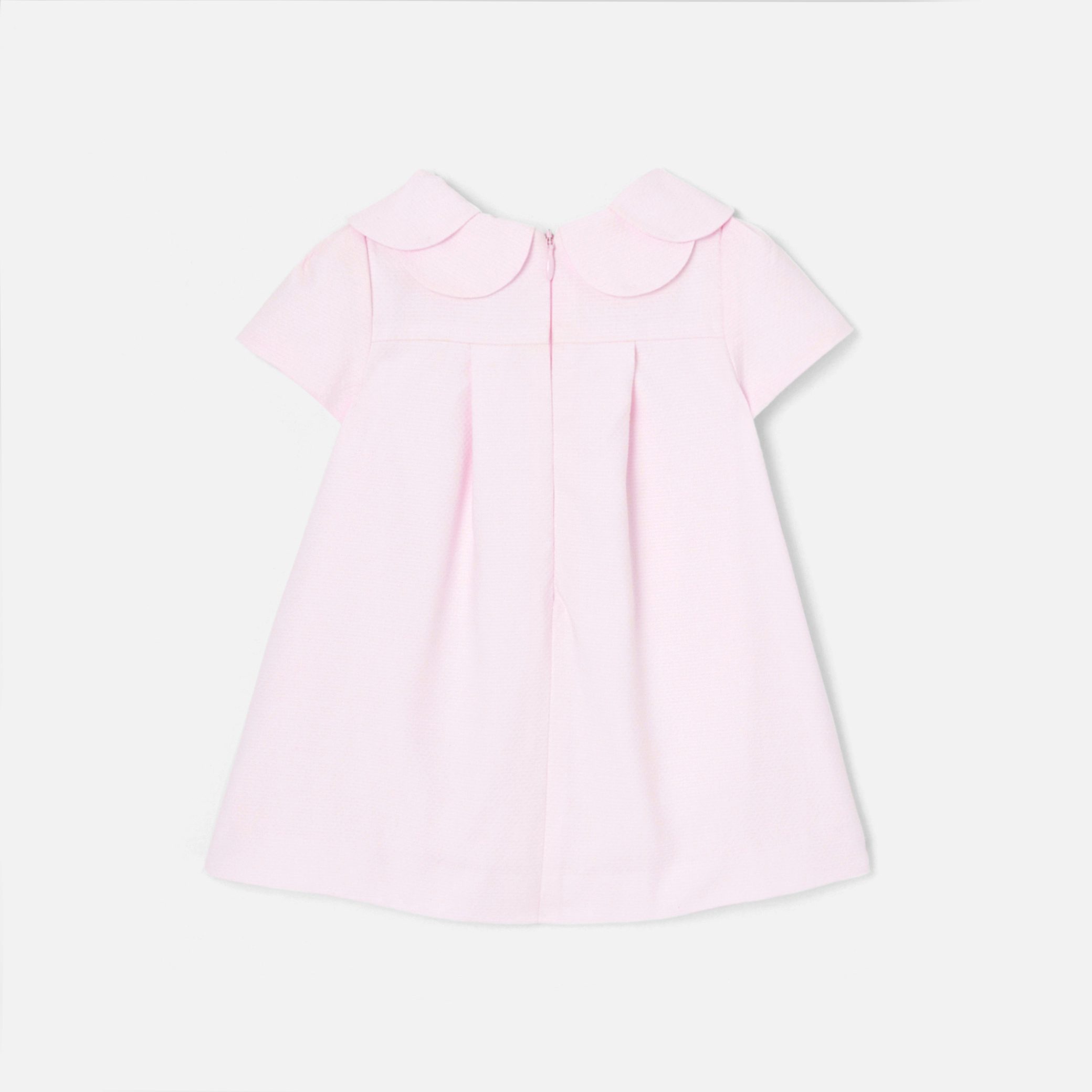 Baby Girl Dress In Cotton Pique - Image 2