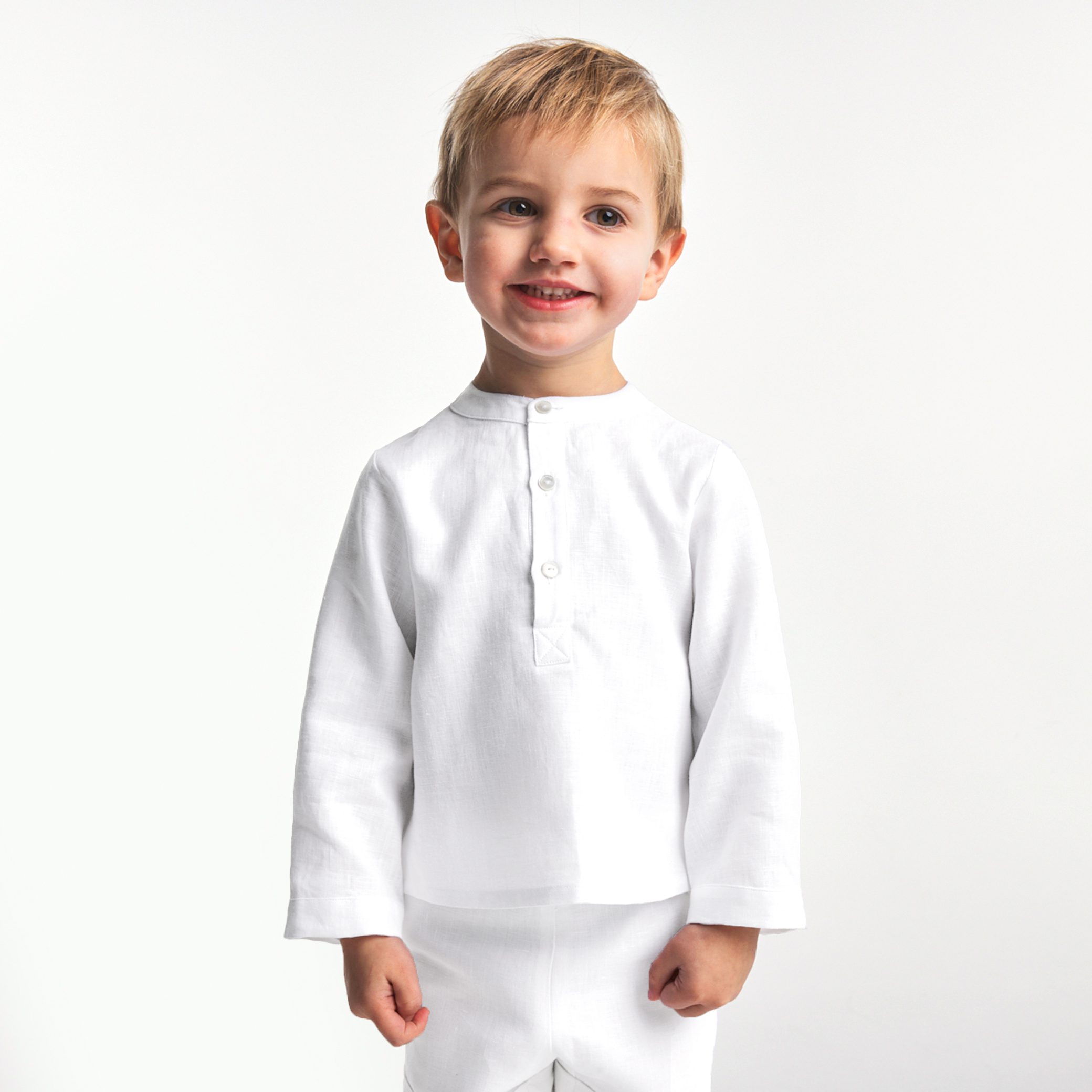 Baby Boy Linen Shirt - Image 2
