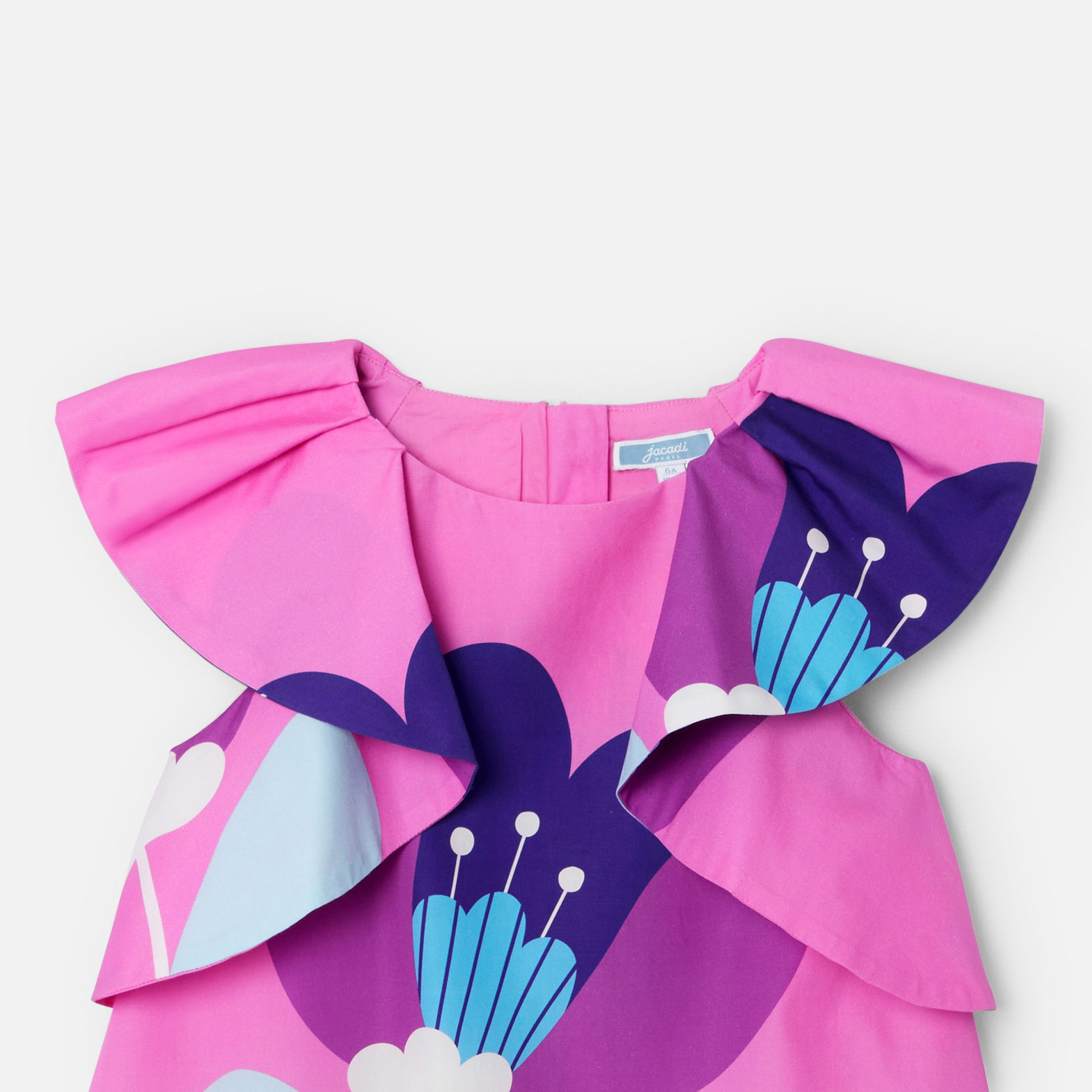 Girl Dress In Poplin - Image 6