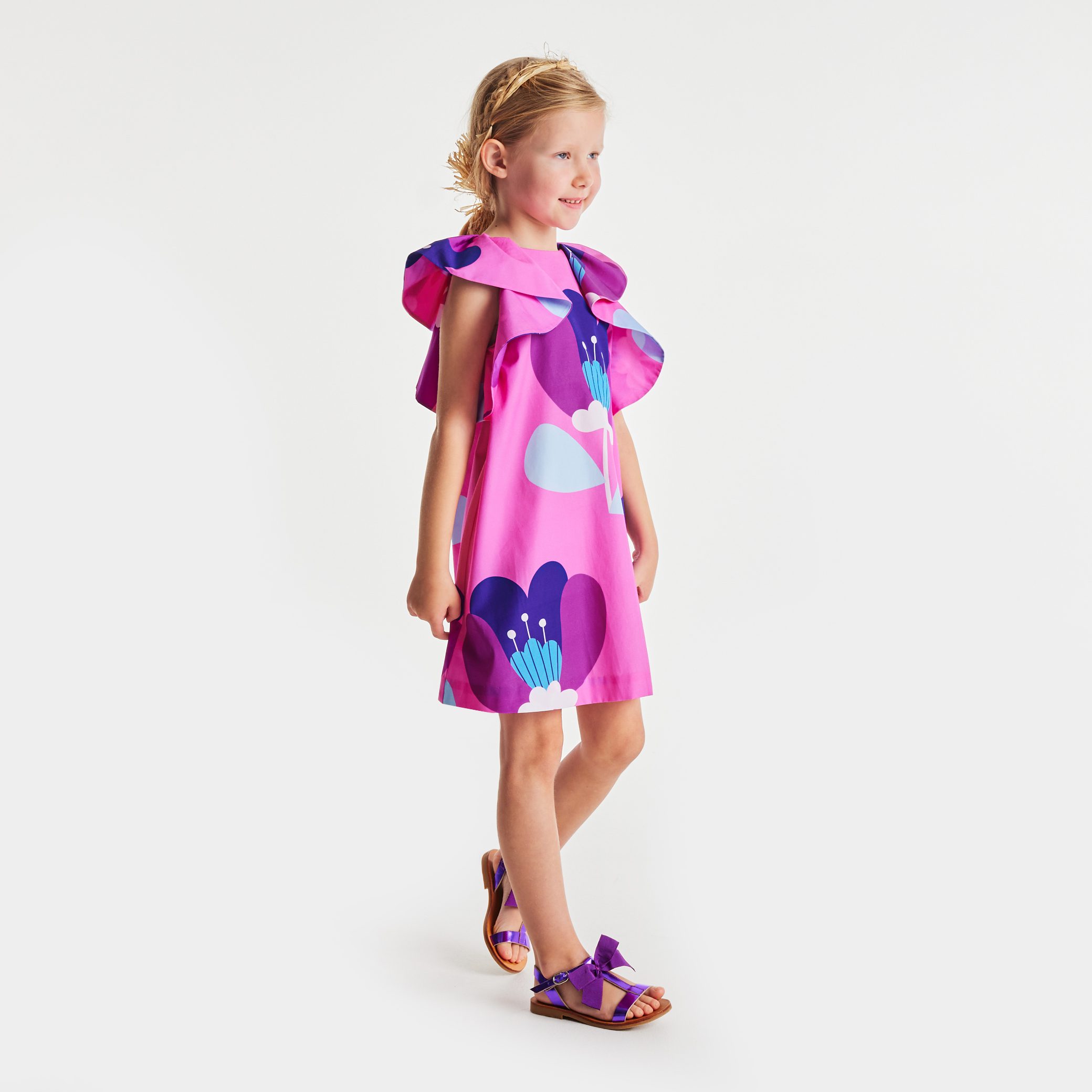 Girl Dress In Poplin