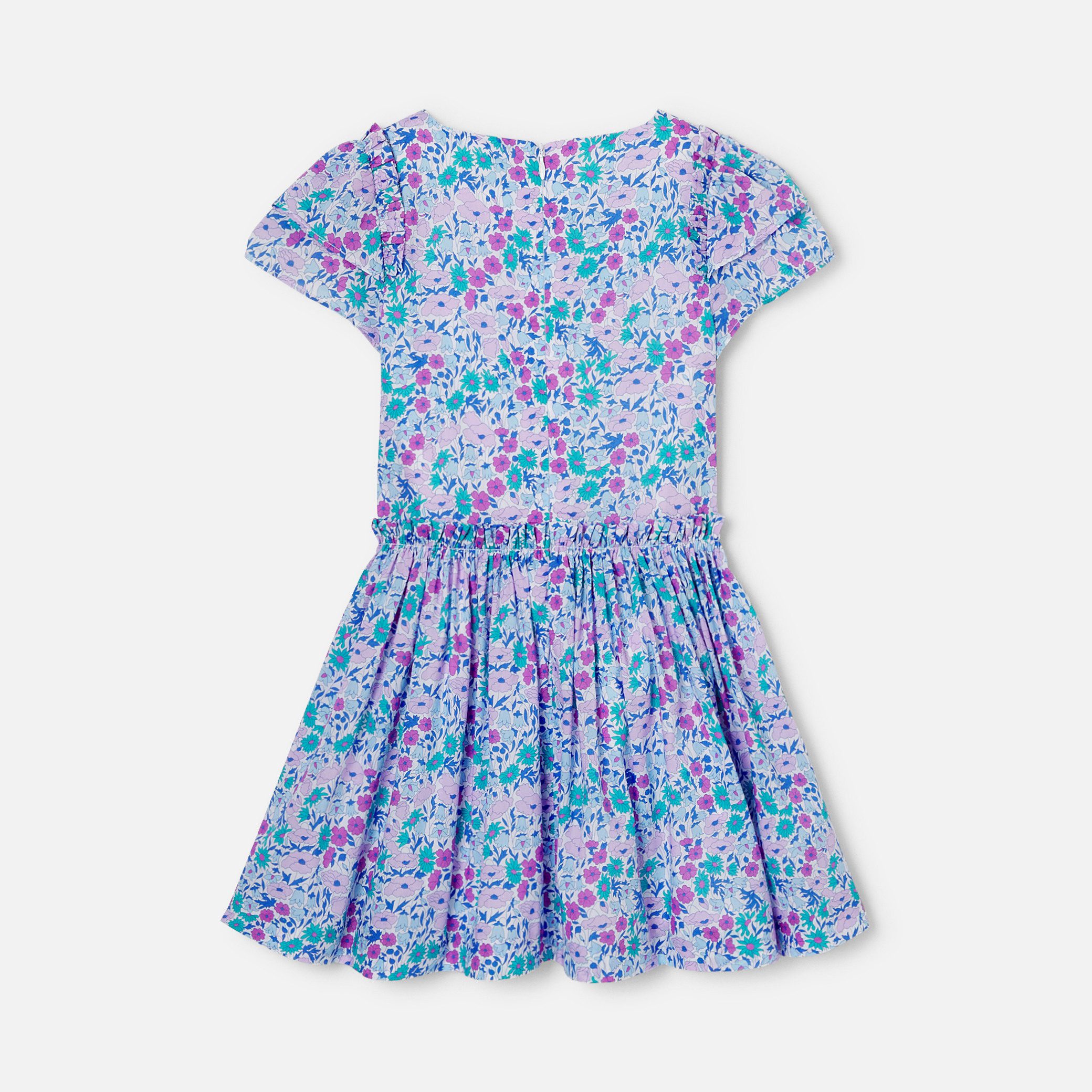 Girl Dress In Liberty Fabric - Image 5