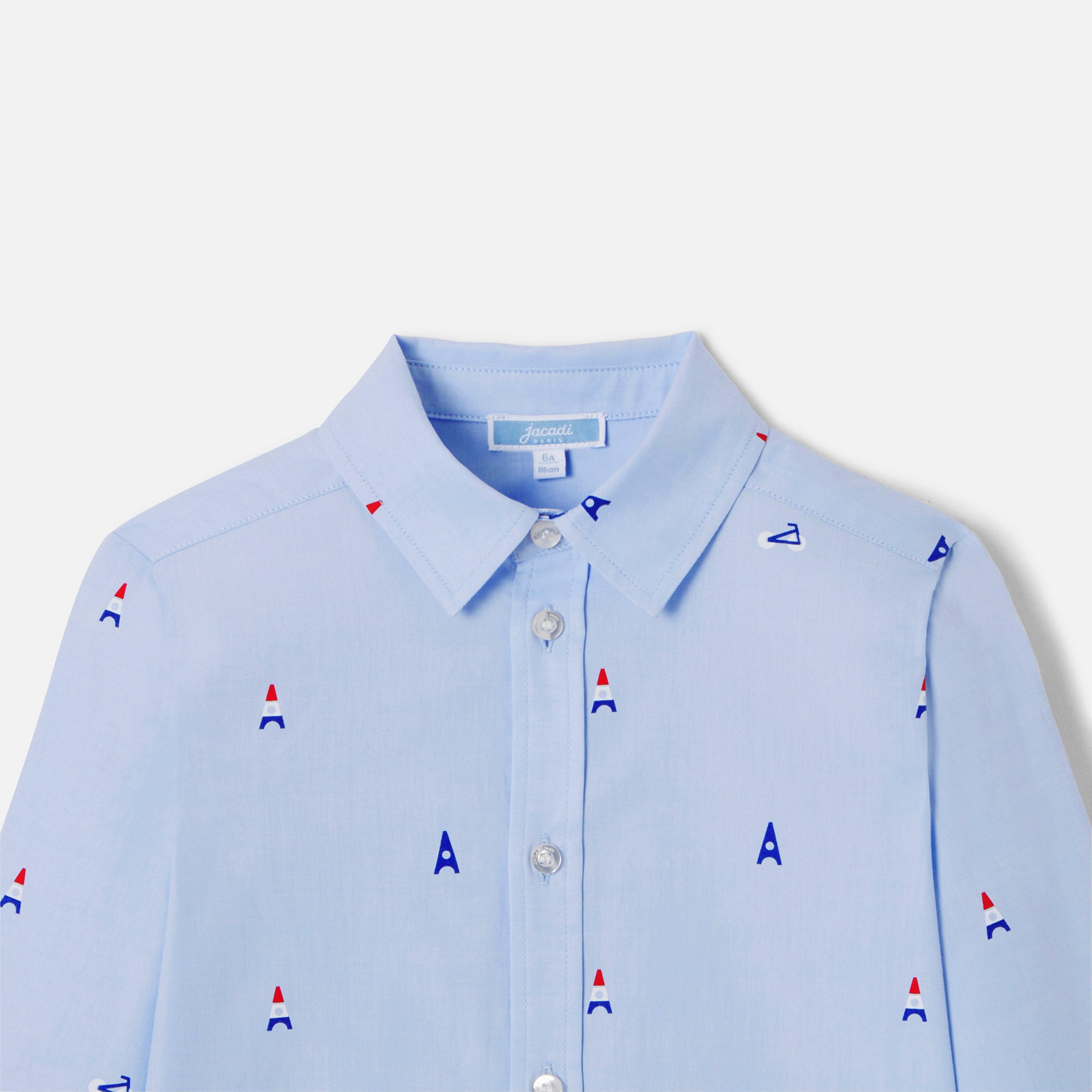 Boy Shirt With Parisian Motifs - Image 3