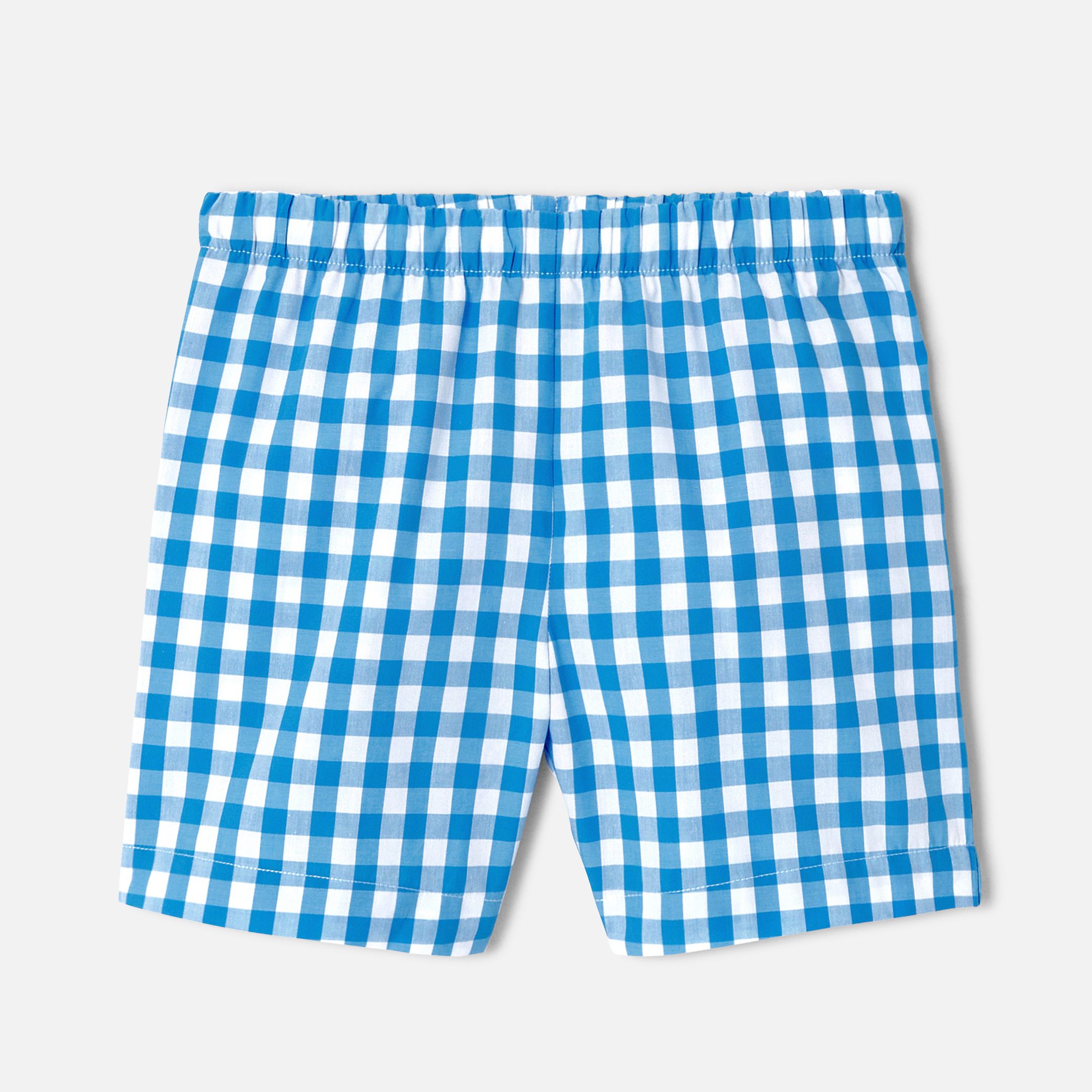 Boy Gingham Pyjamas Shorts - Image 4
