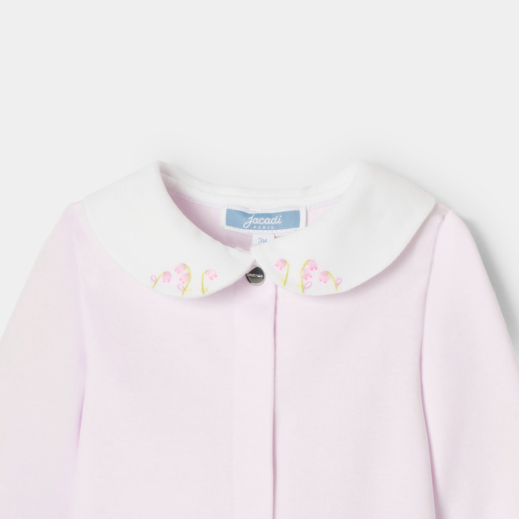 Baby Girl Pyjamas in Interlock - Carolina - Image 3