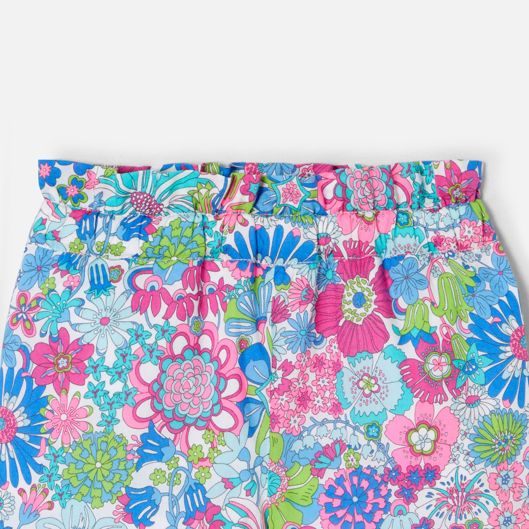 Baby Girl Shorts In Liberty Fabric - Image 3