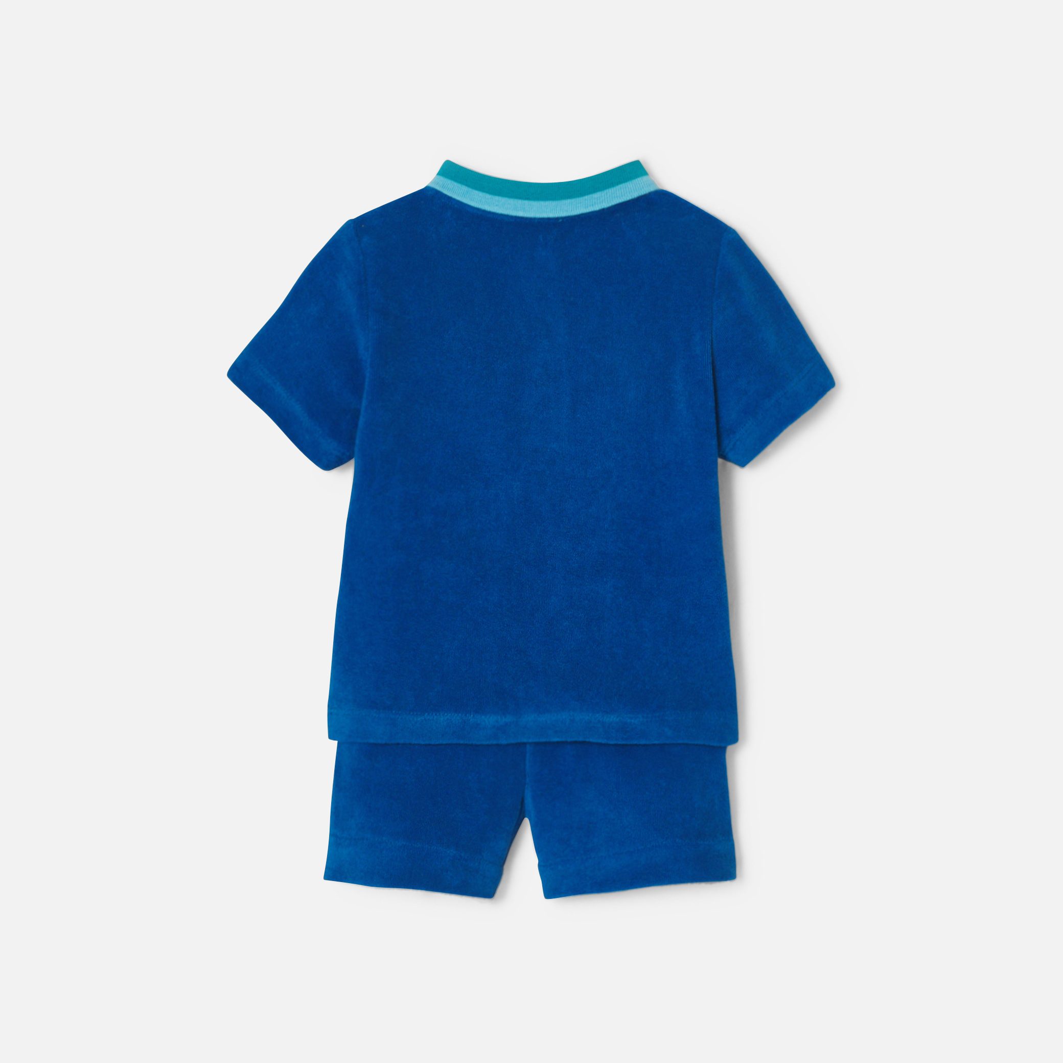 Baby Boy French Terry Shorts Set - Image 2