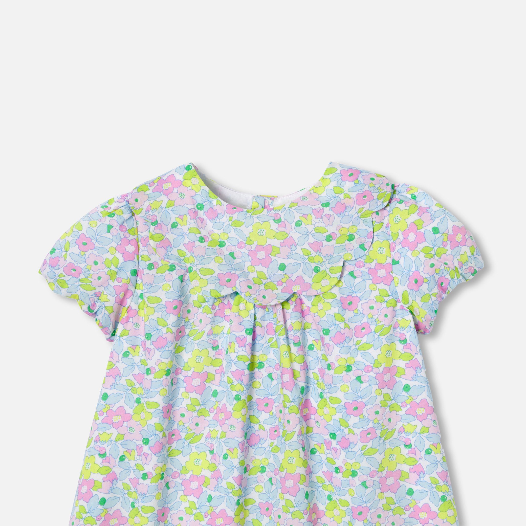 Baby Girl Dress In Liberty Fabric - Image 3