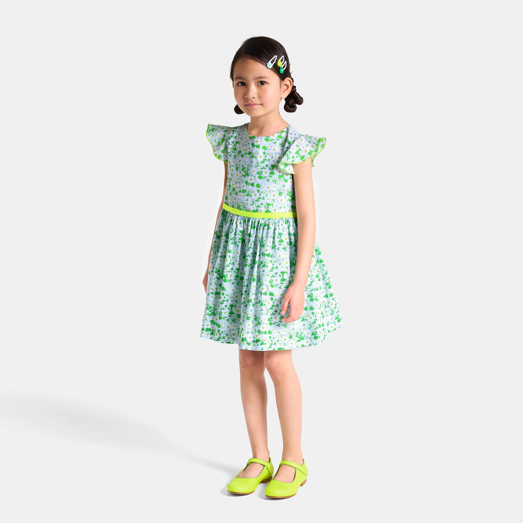 Girl Dress In Liberty Fabric