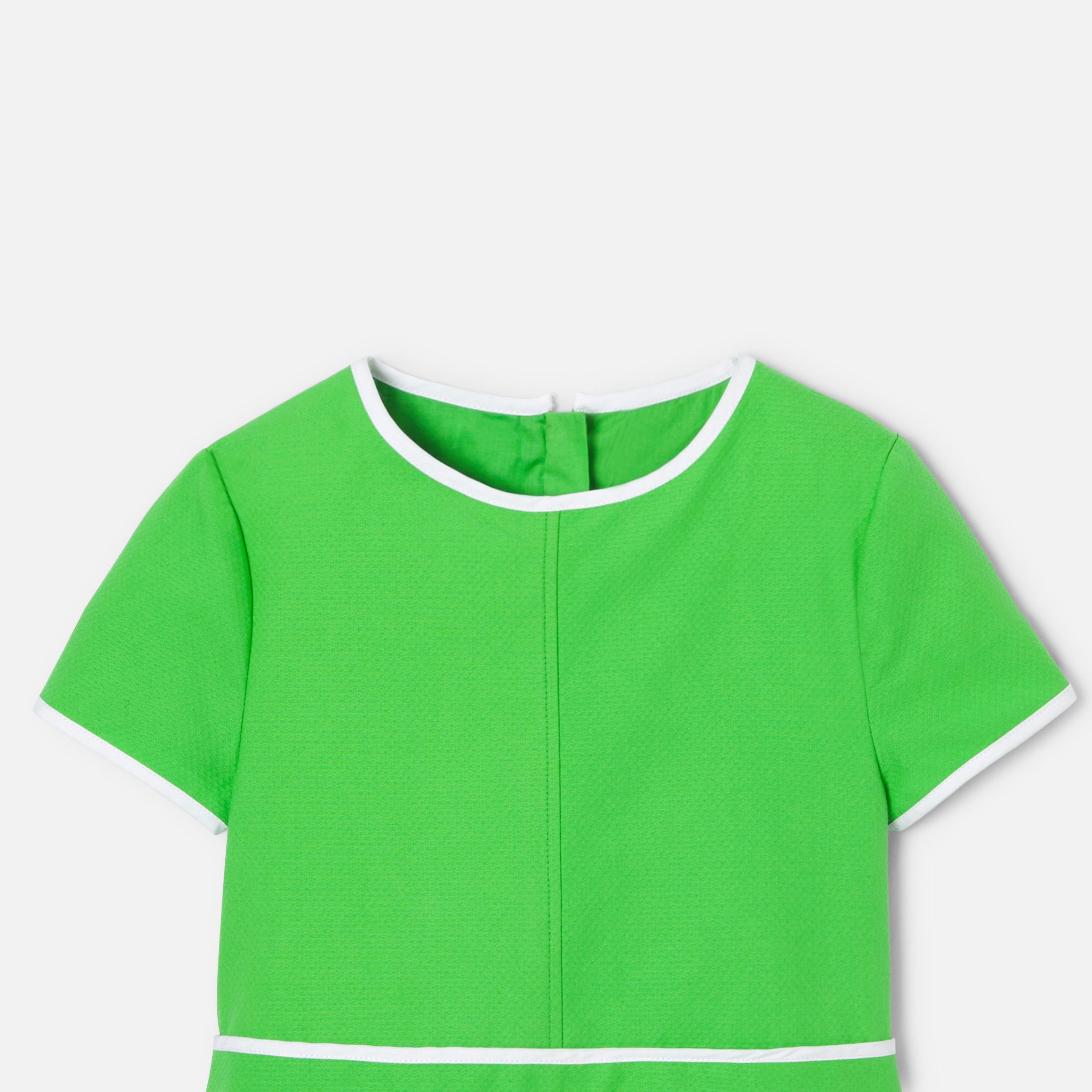 Girl Dress In Honeycomb Pique - Image 6