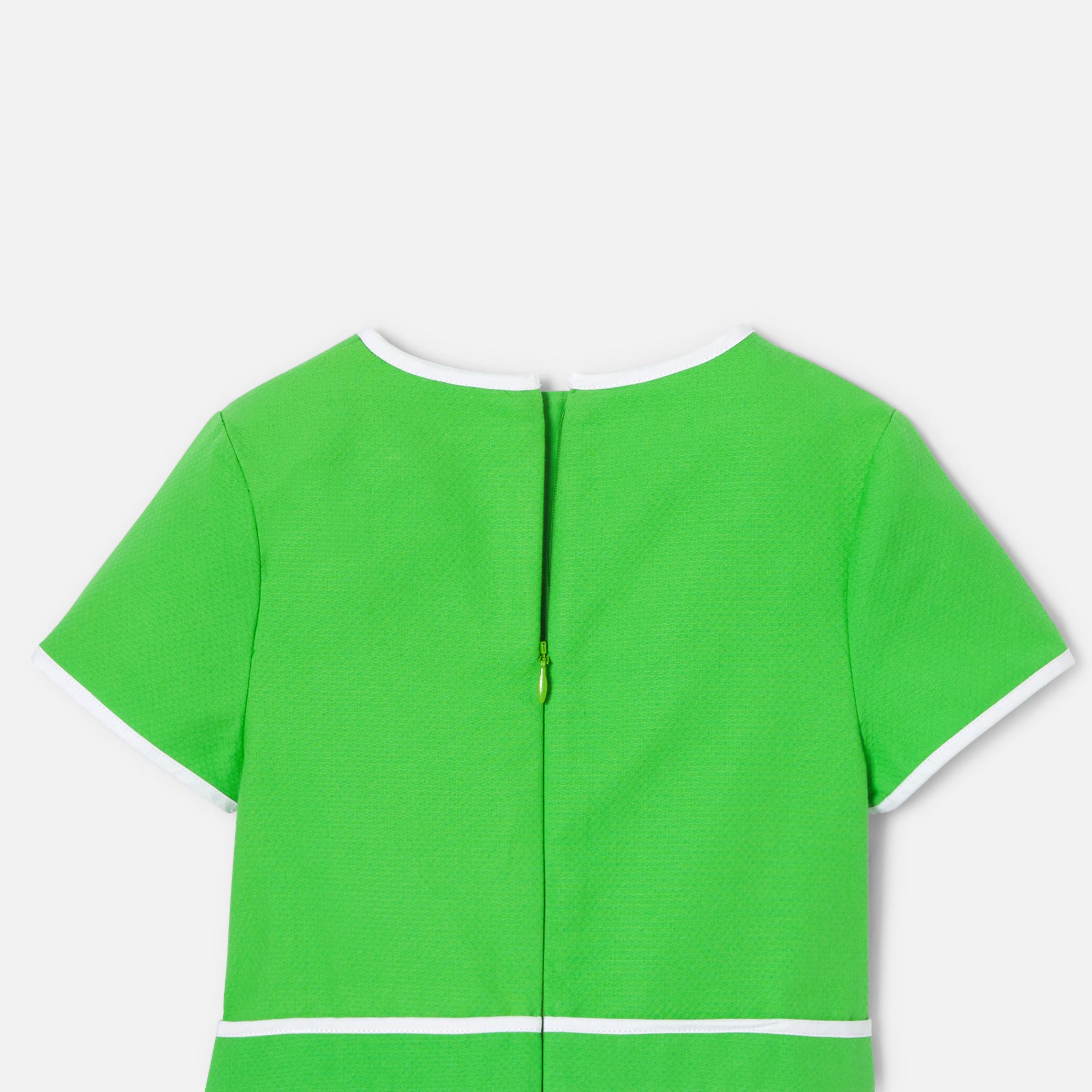 Girl Dress In Honeycomb Pique - Image 7