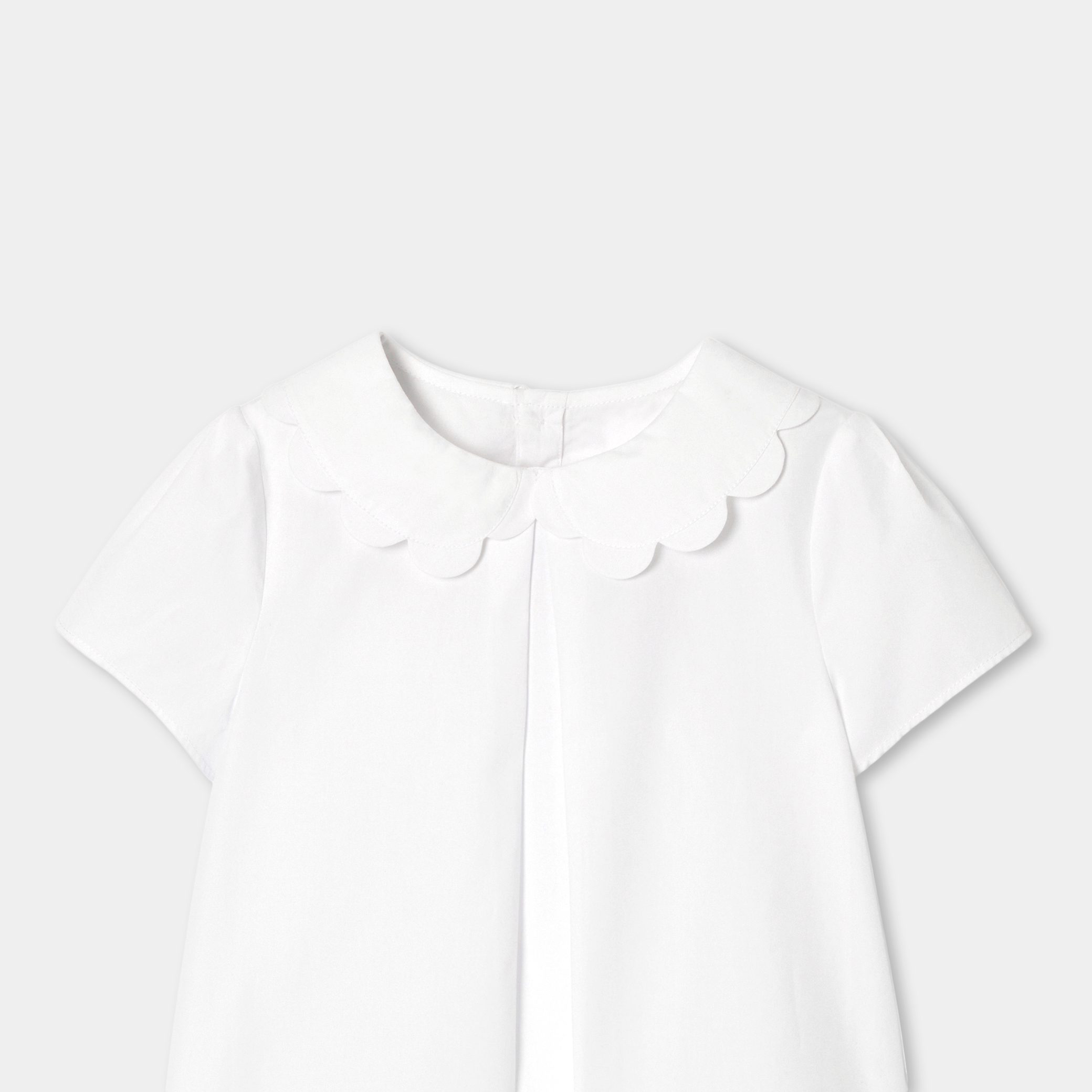 Girl Blouse in Poplin - Melinda - Image 3