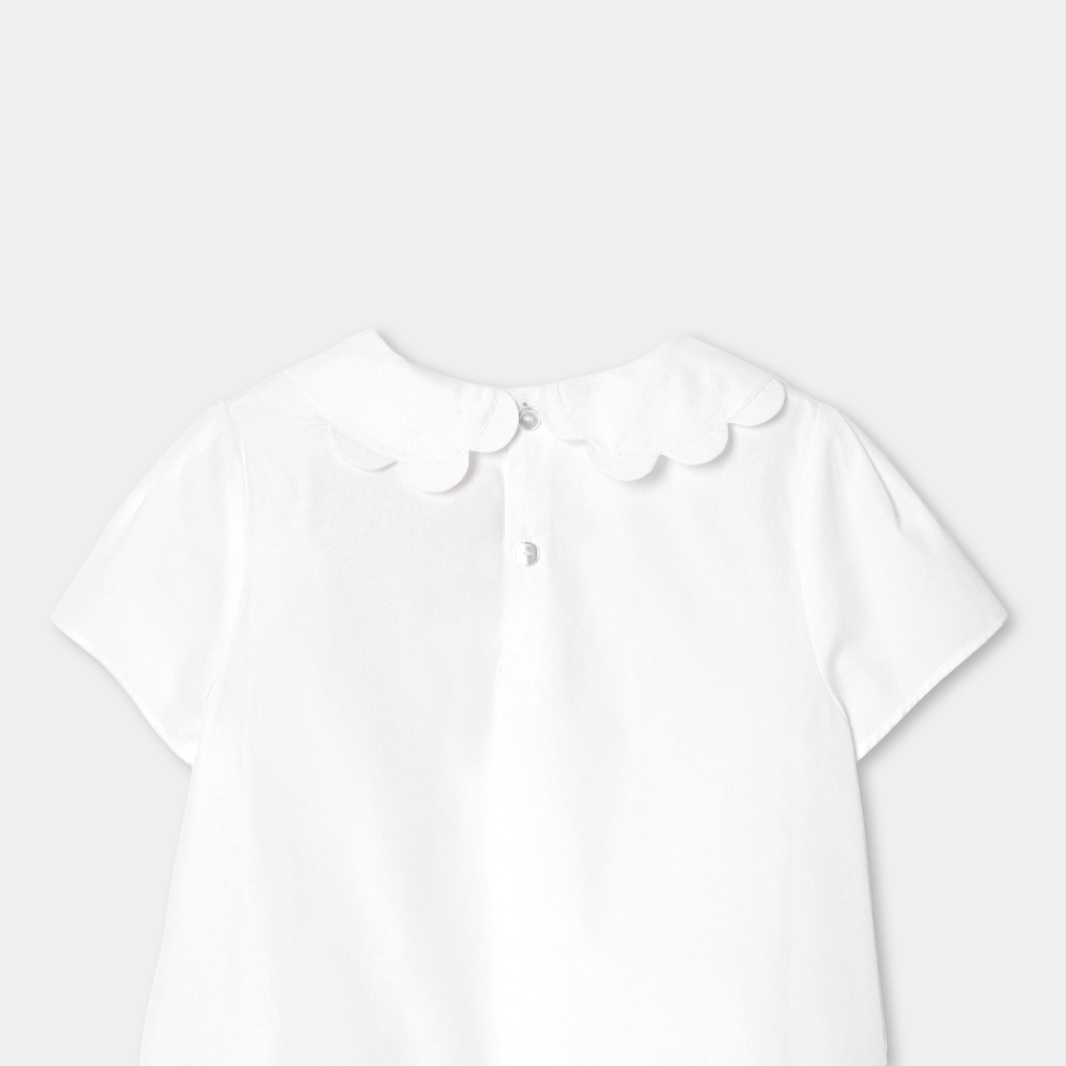 Girl Blouse in Poplin - Melinda - Image 4