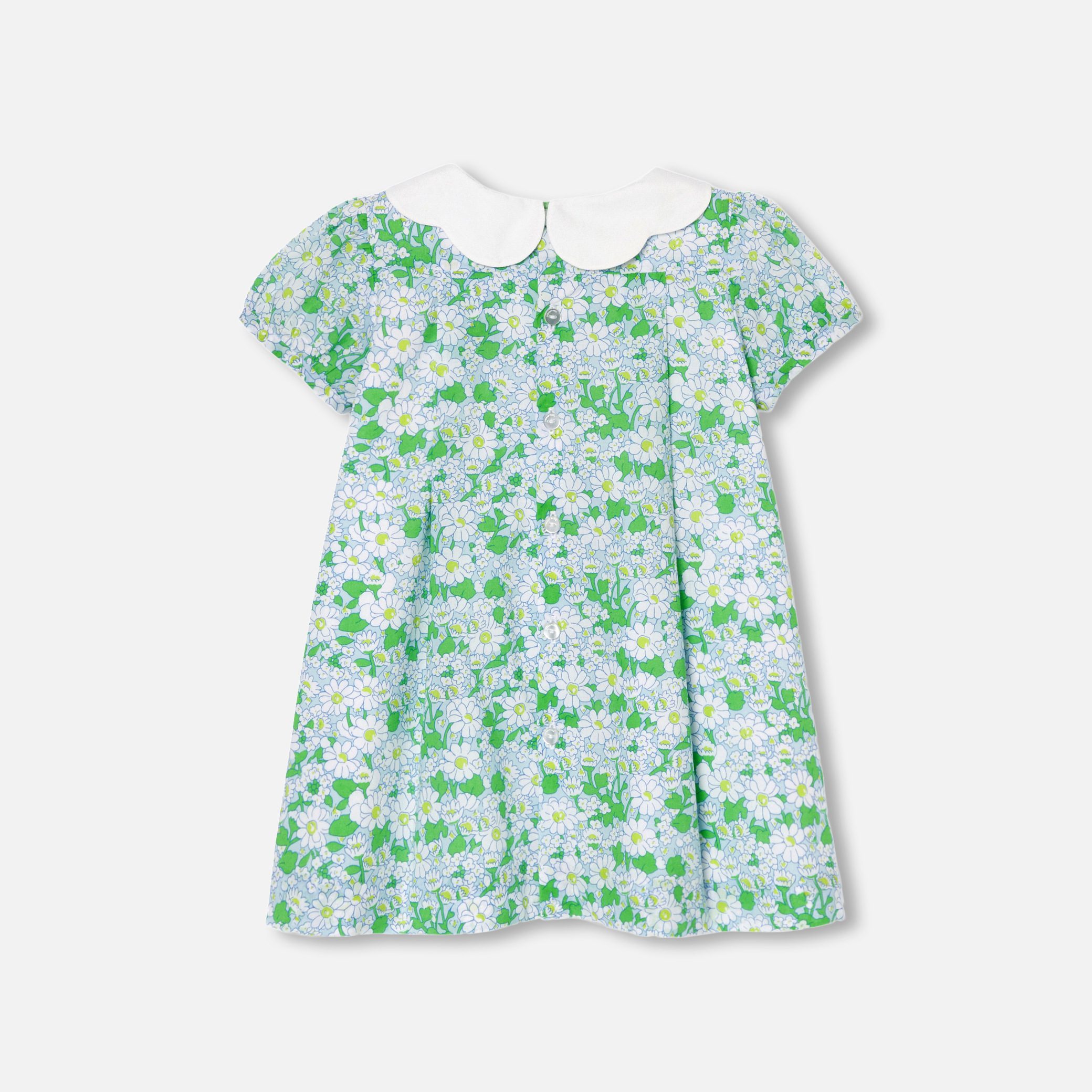Baby Girl Dress In Liberty Fabric - Image 5