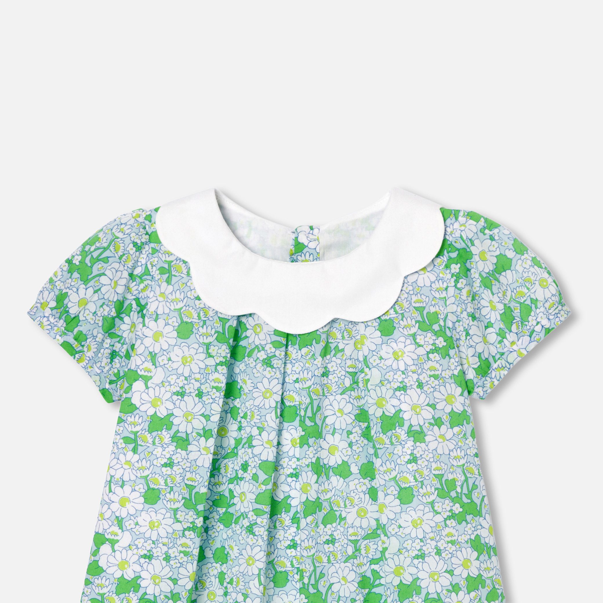 Baby Girl Dress In Liberty Fabric - Image 6