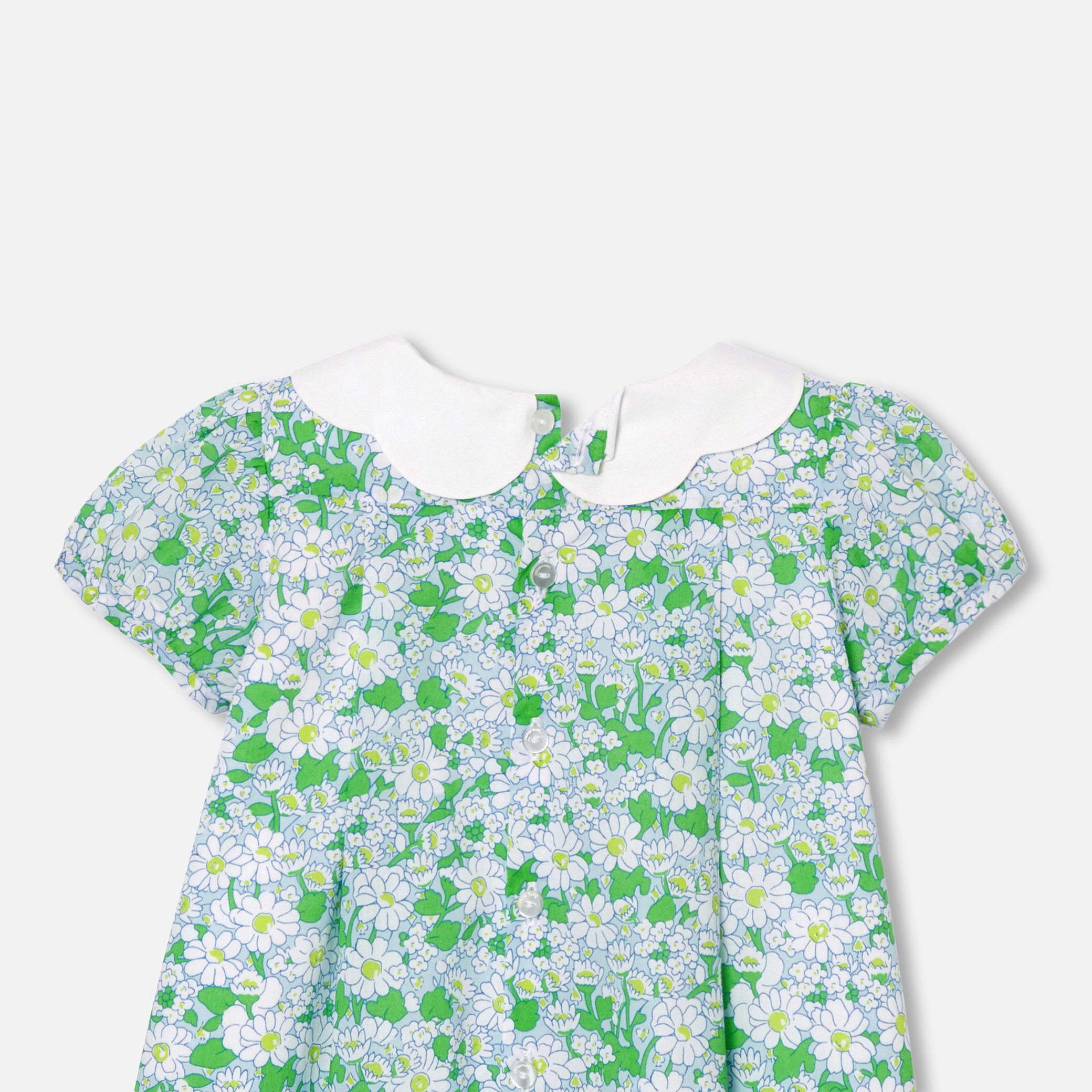 Baby Girl Dress In Liberty Fabric - Image 7