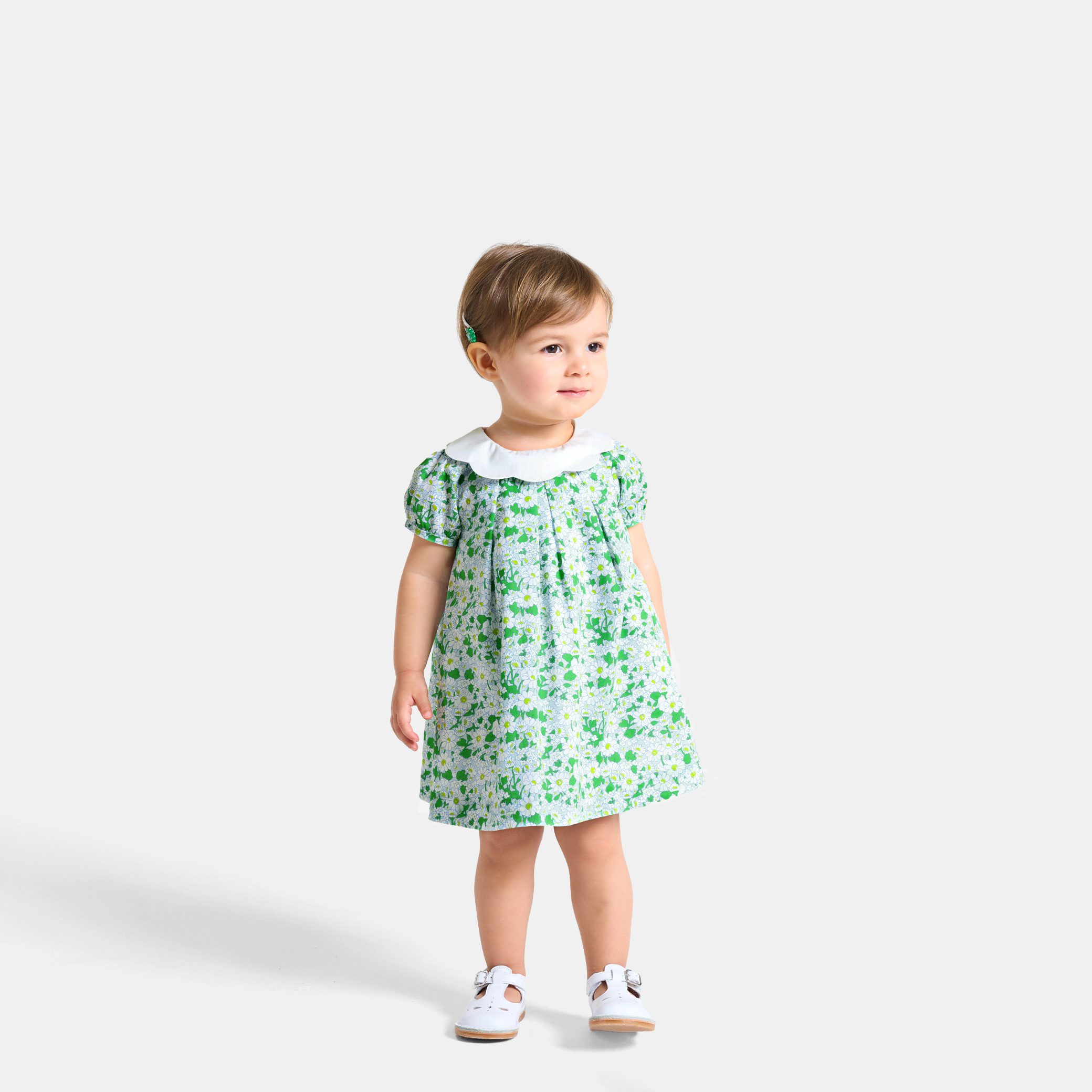 Baby Girl Dress In Liberty Fabric
