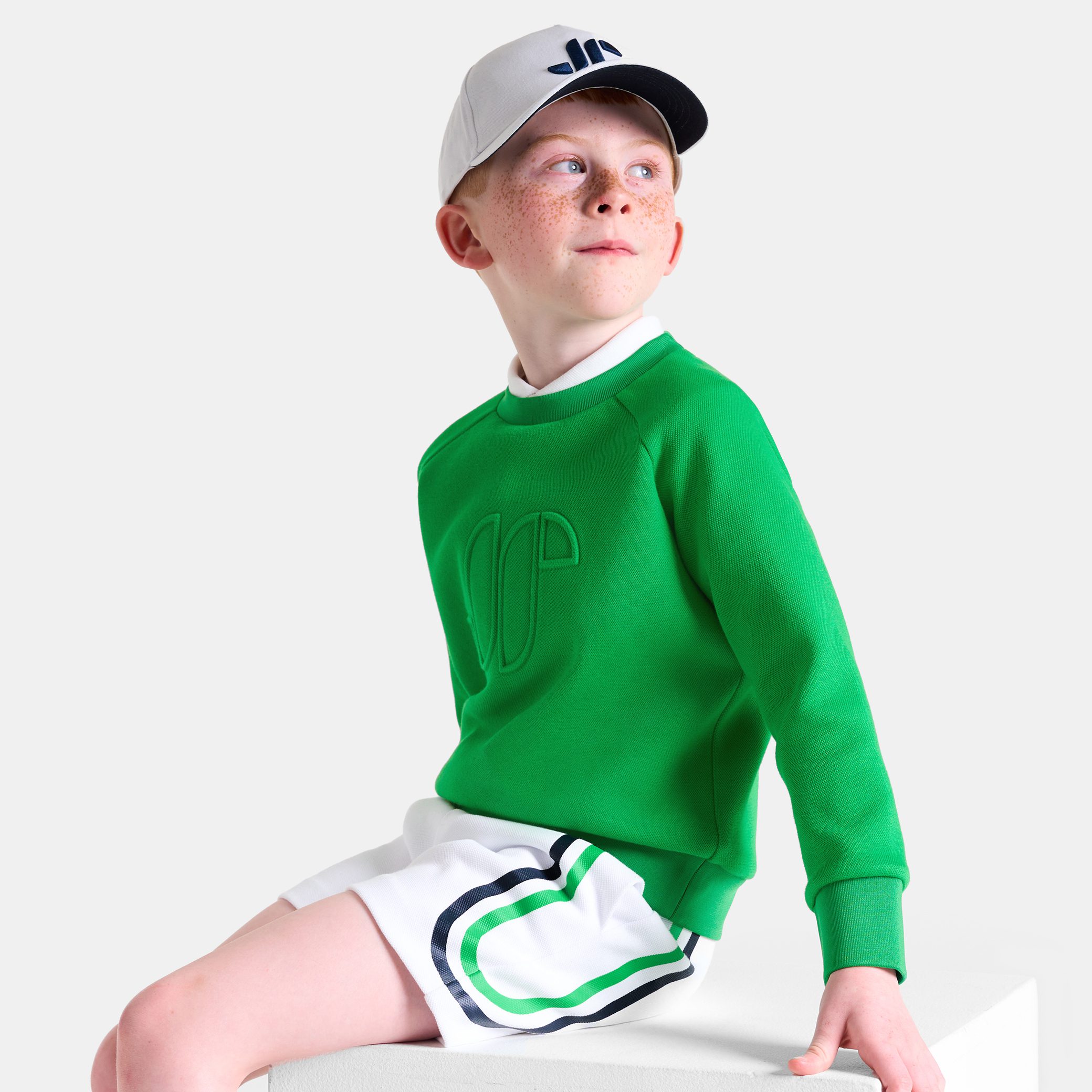 Child Cotton Pique Sweatshirt