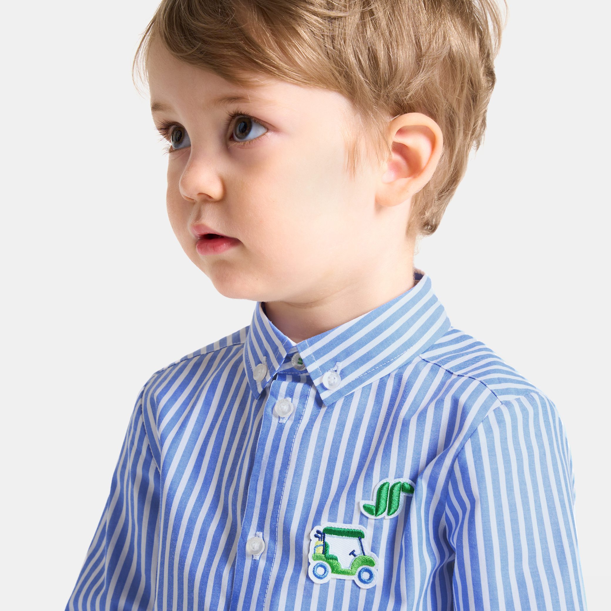 Baby Boy Striped Shirt - Image 2
