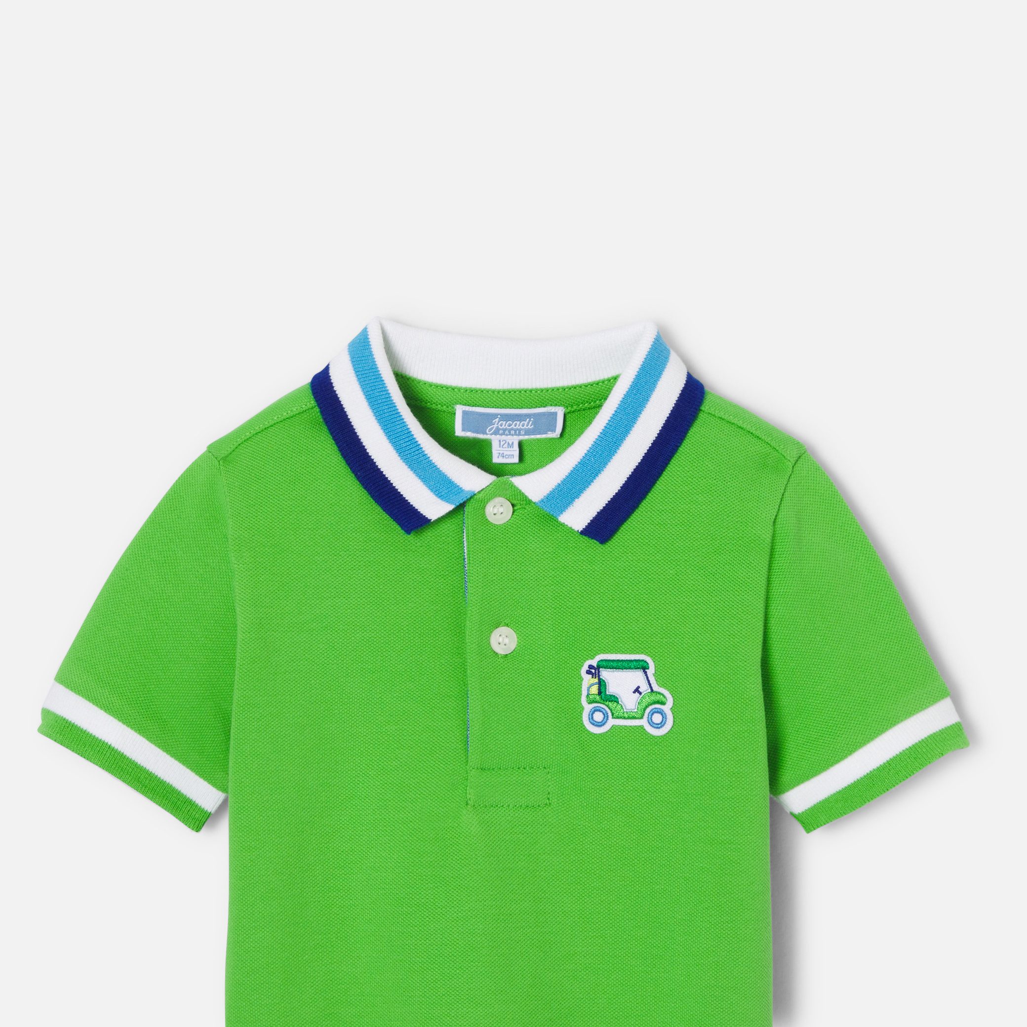 Baby Boy Polo Shirt In Cotton Pique - Image 6