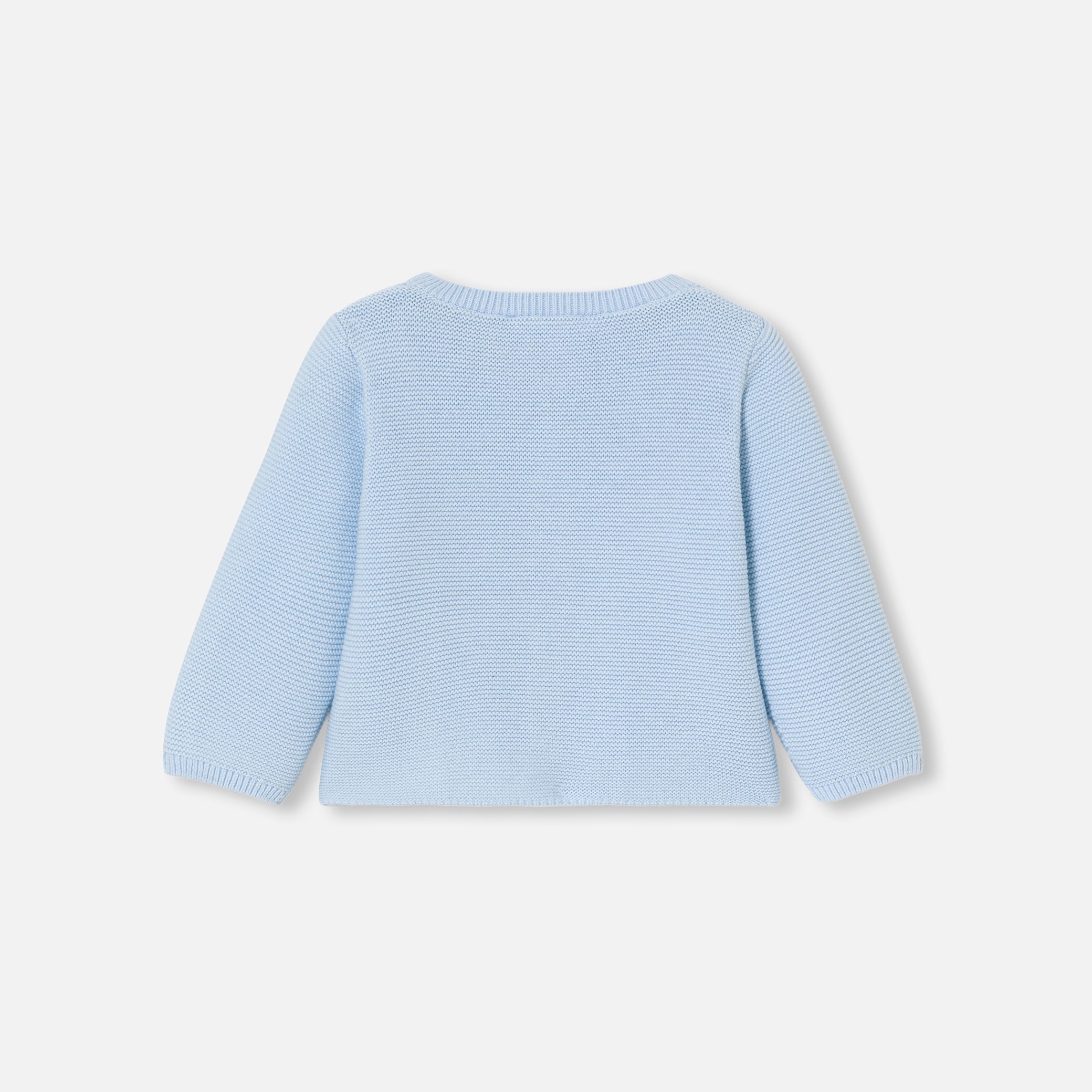 Baby Cardigan In Garter Stitch - Image 2