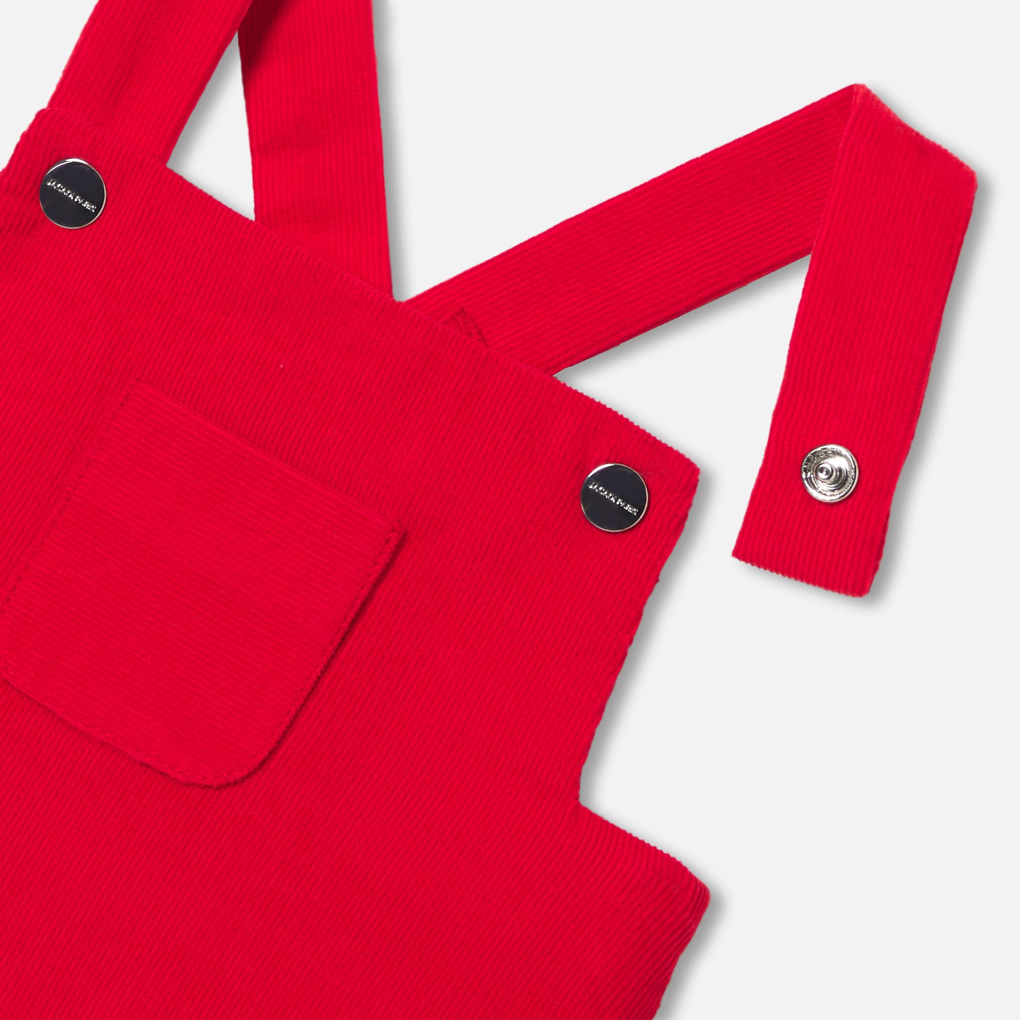 Baby Boy Short Velvet Overalls - Image 4