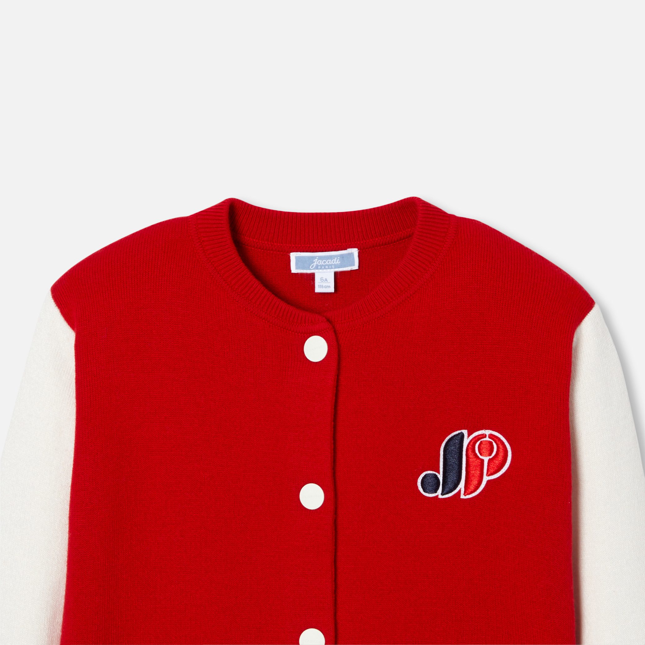 Girl Knitted Varsity Jacket - Image 6