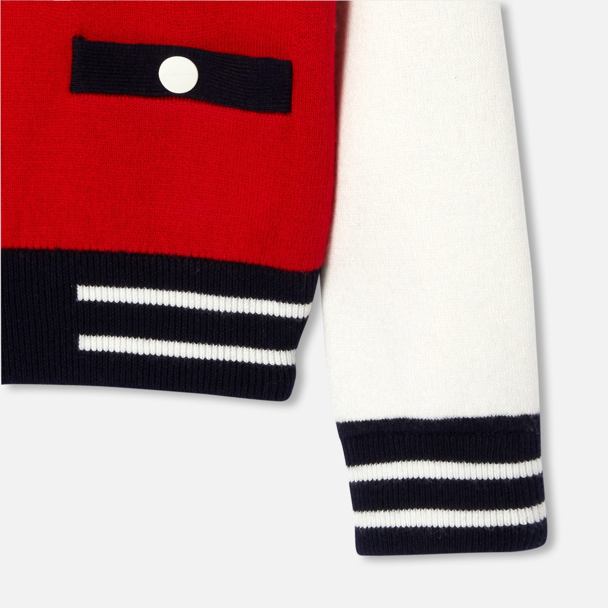 Girl Knitted Varsity Jacket - Image 7