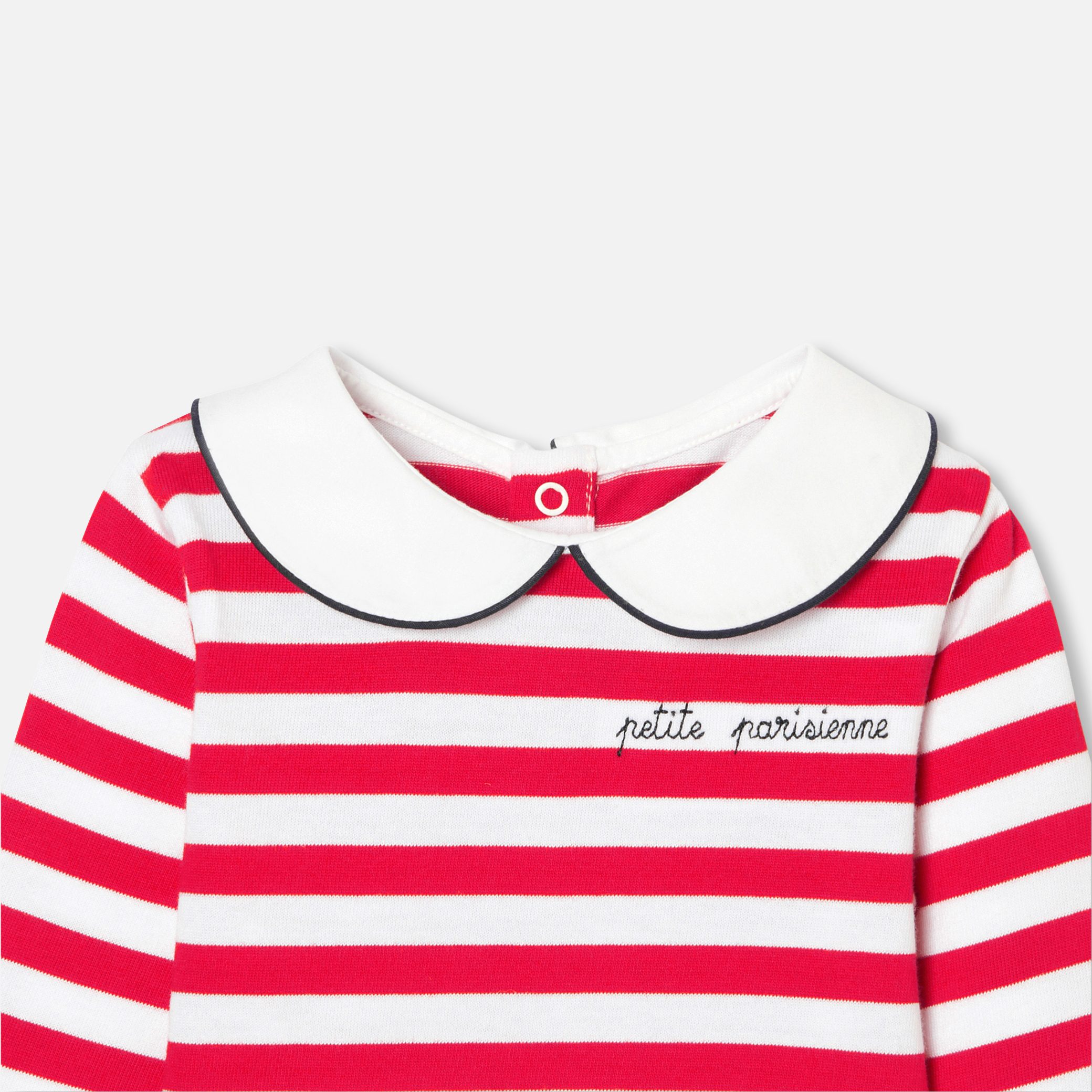 Baby Girl Breton Tee - Image 3