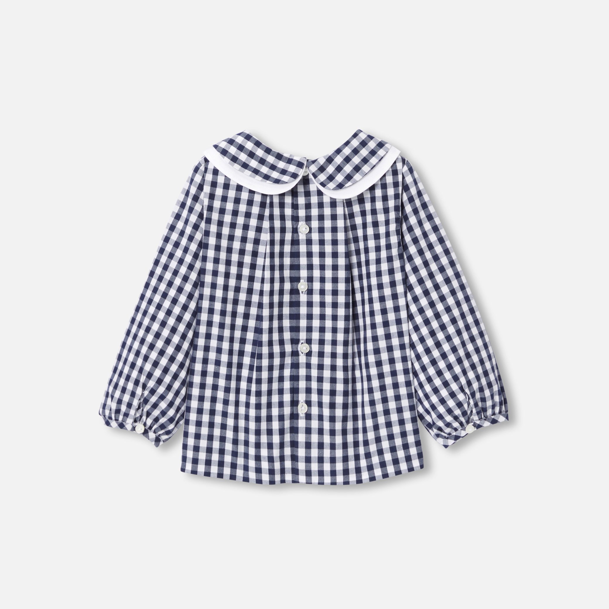 Baby Girl Gingham Blouse - Image 2