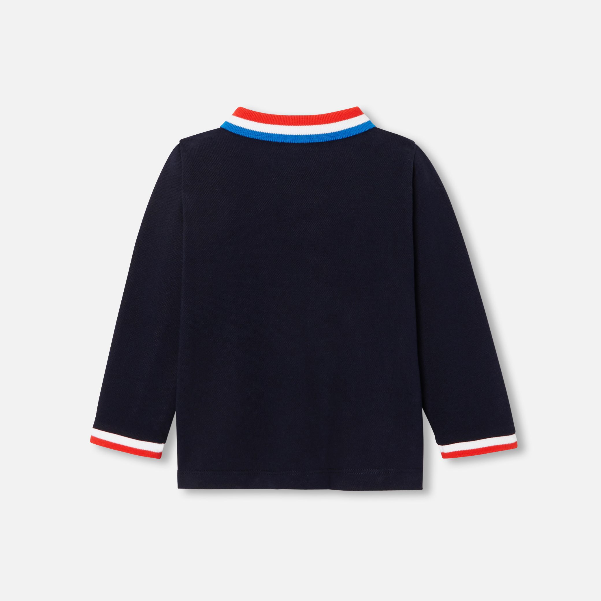 Long-sleeved Baby Boy Polo Shirt - Image 2