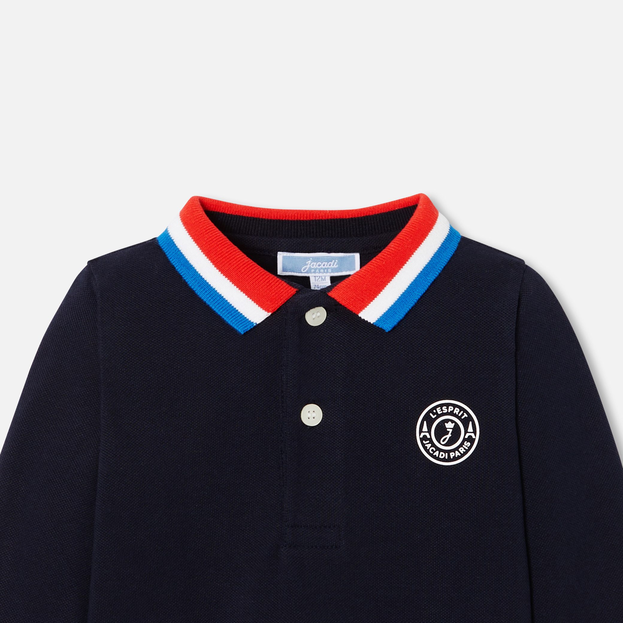 Long-sleeved Baby Boy Polo Shirt - Image 3