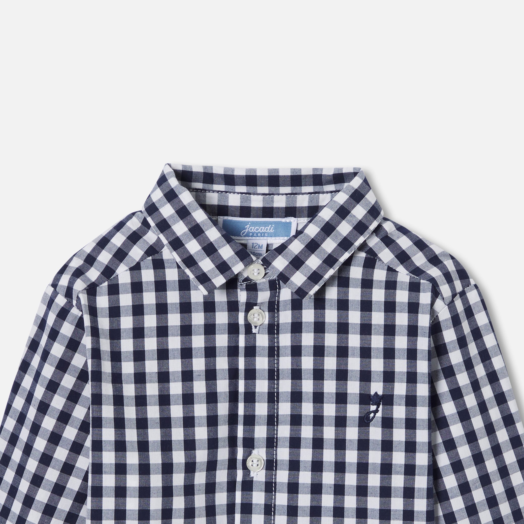 Baby Boy Plaid Shirt - Image 4