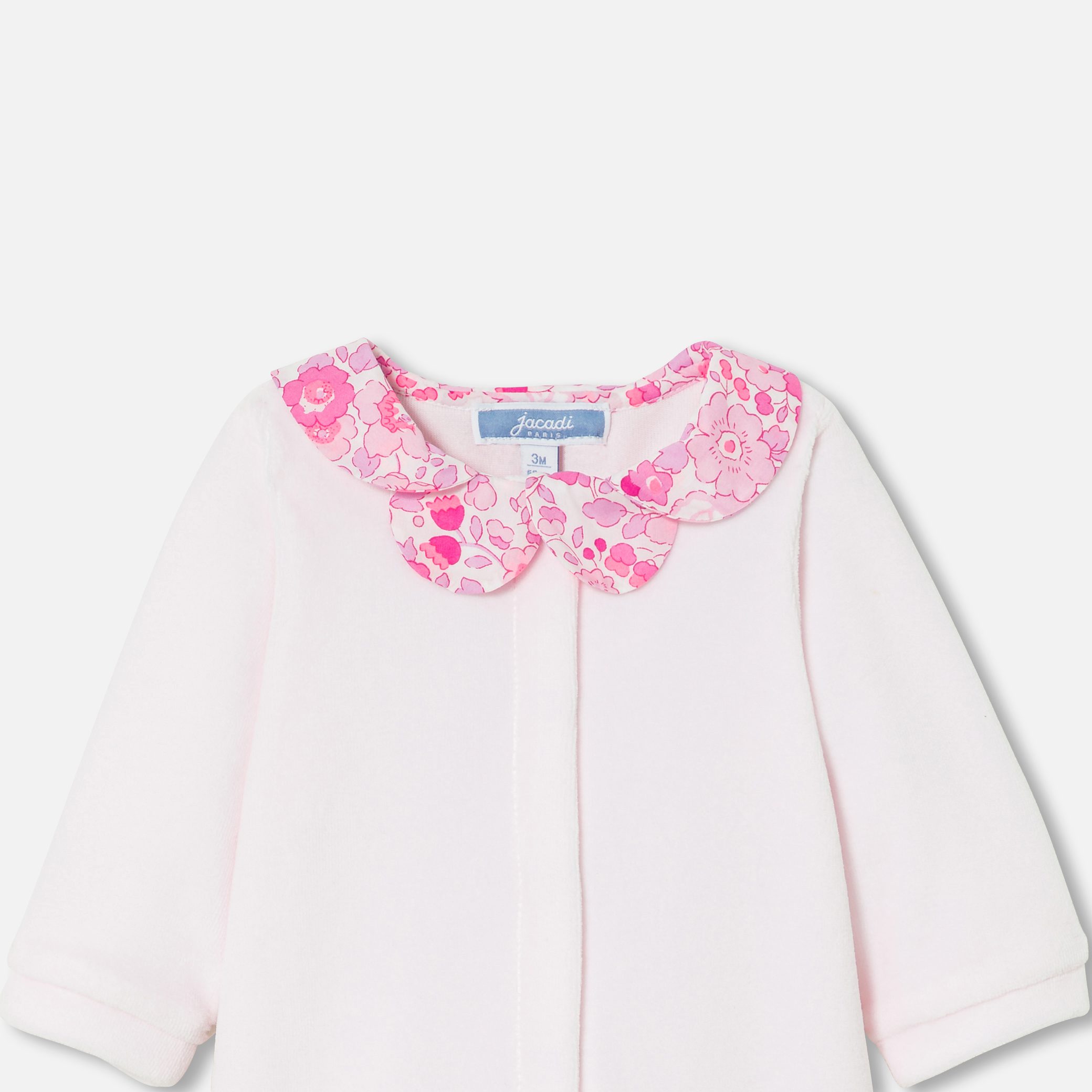 Baby Girl Velvet Pajamas - Image 3