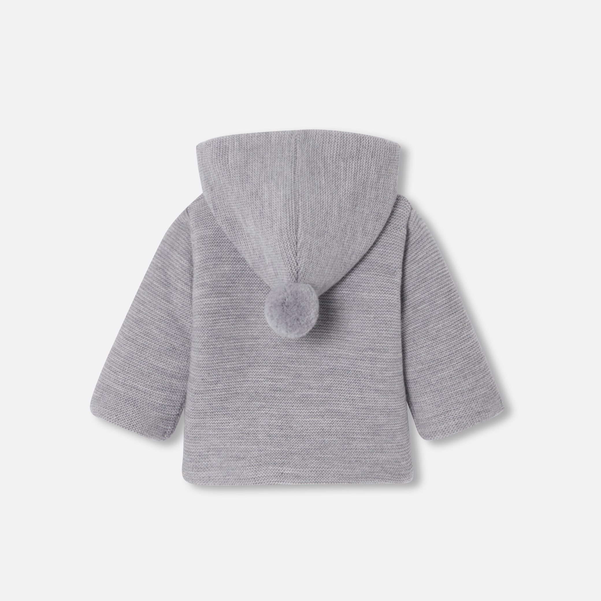 Baby Knitted Burnous Jacket - Image 2