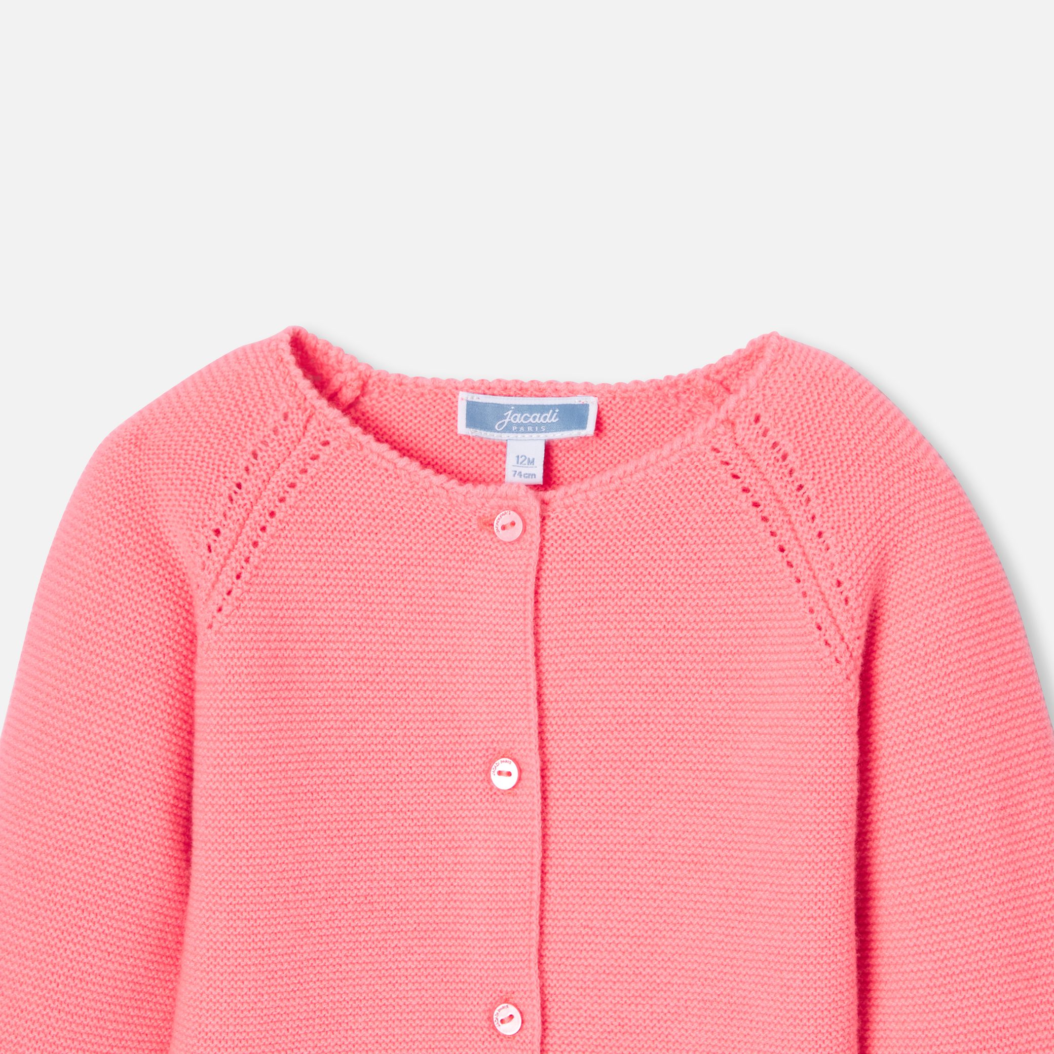 Baby Girl Cardigan - Rose - Image 3