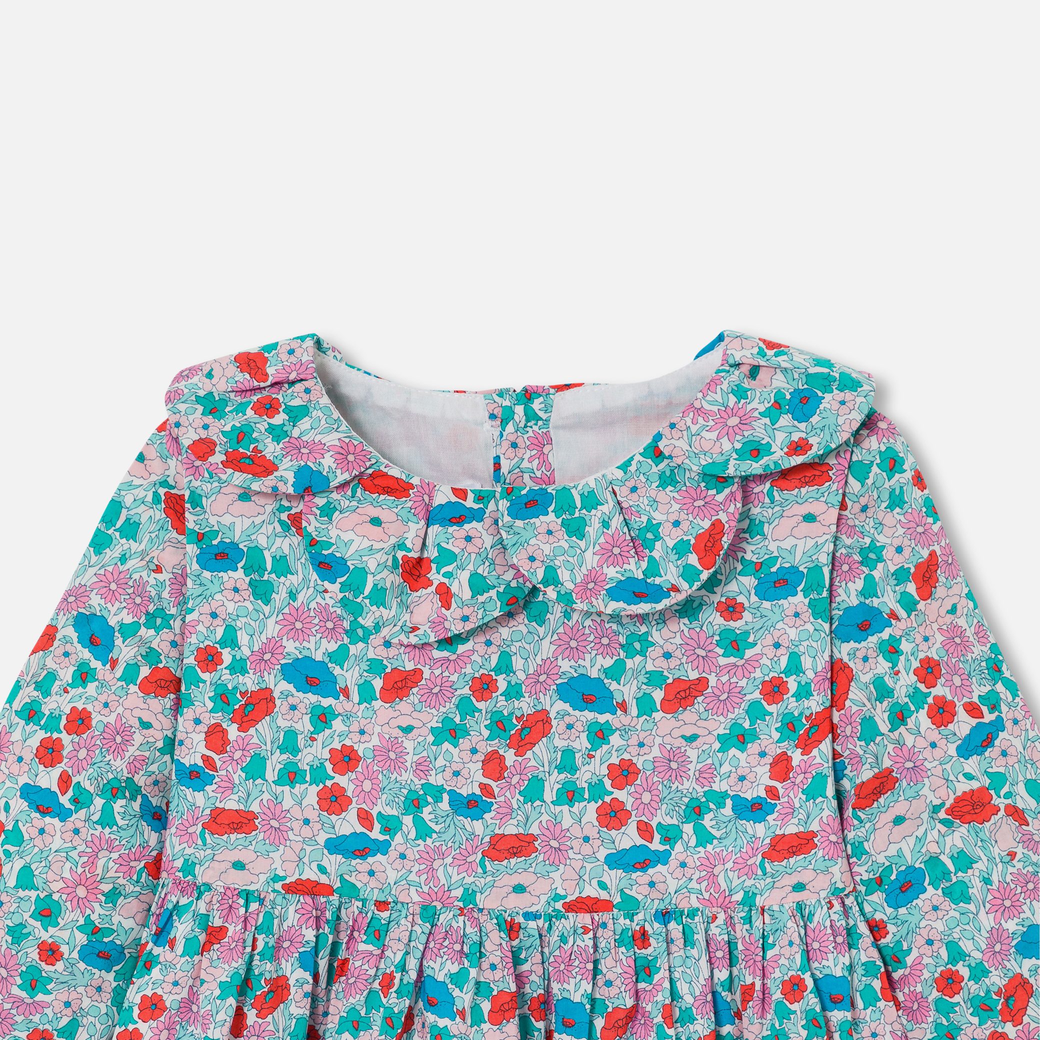 Baby Girl Dress In Liberty Fabric - Image 3