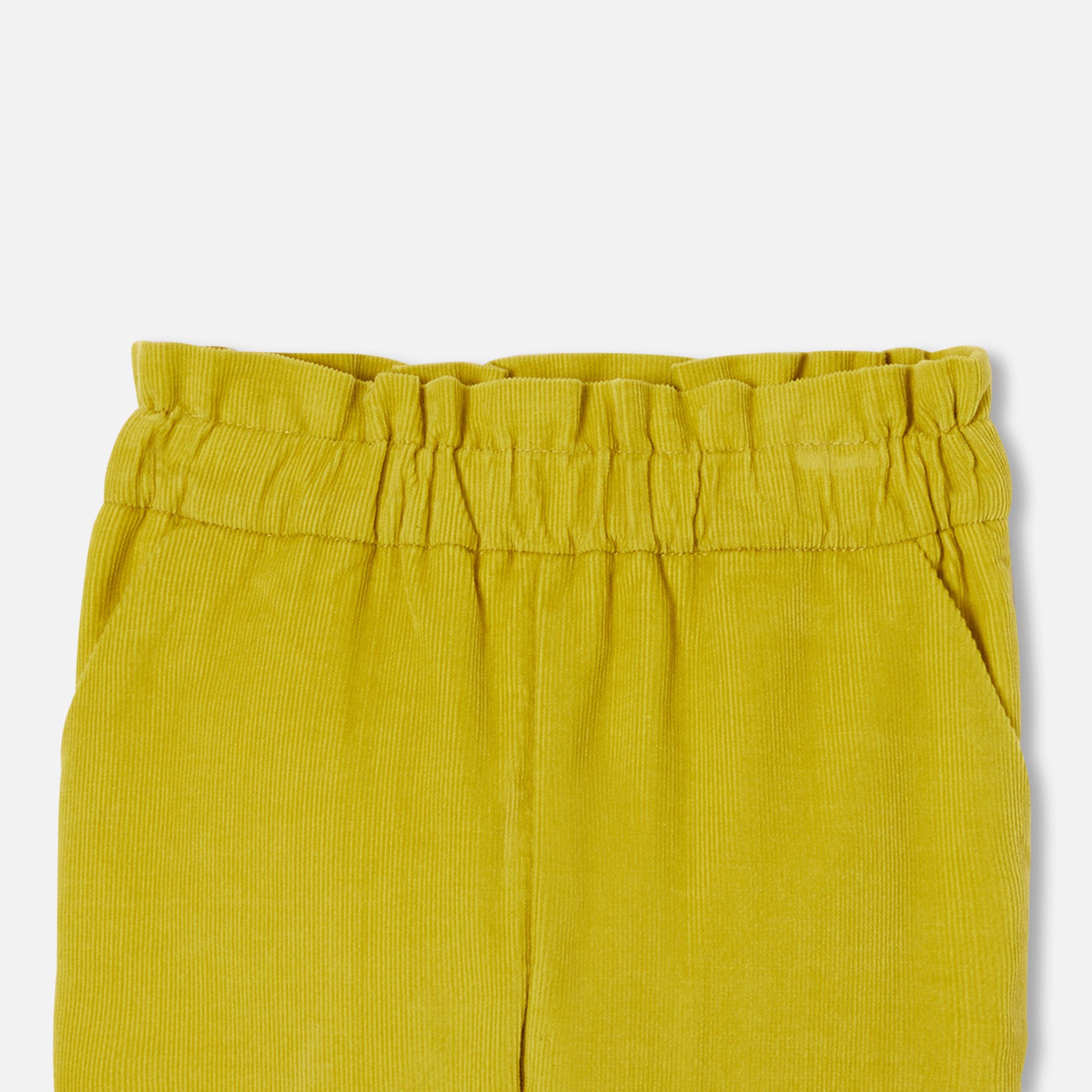 Baby Girl Velour Pants - Cumin - Image 3