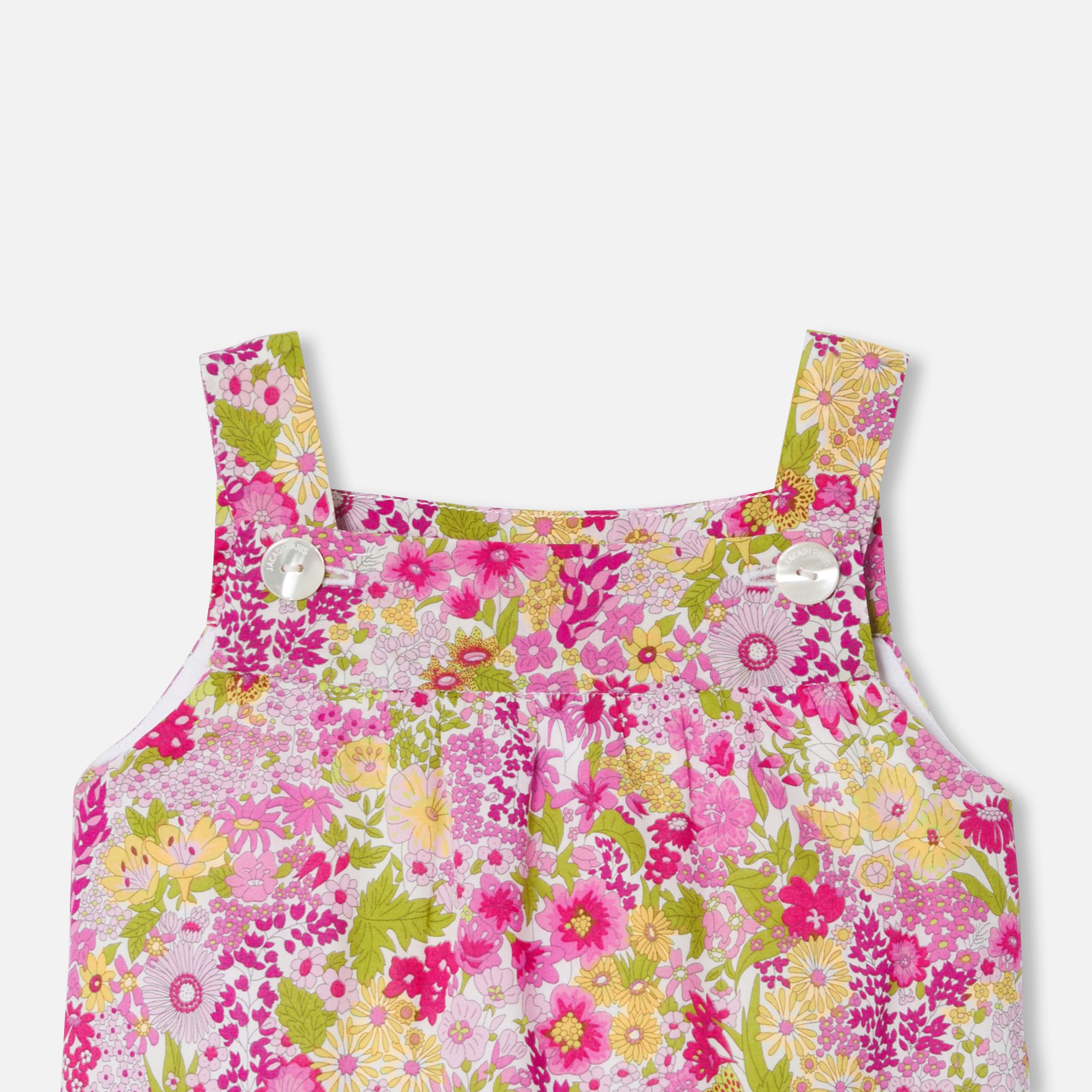 Baby Girl Overalls In Liberty Fabric - Image 3