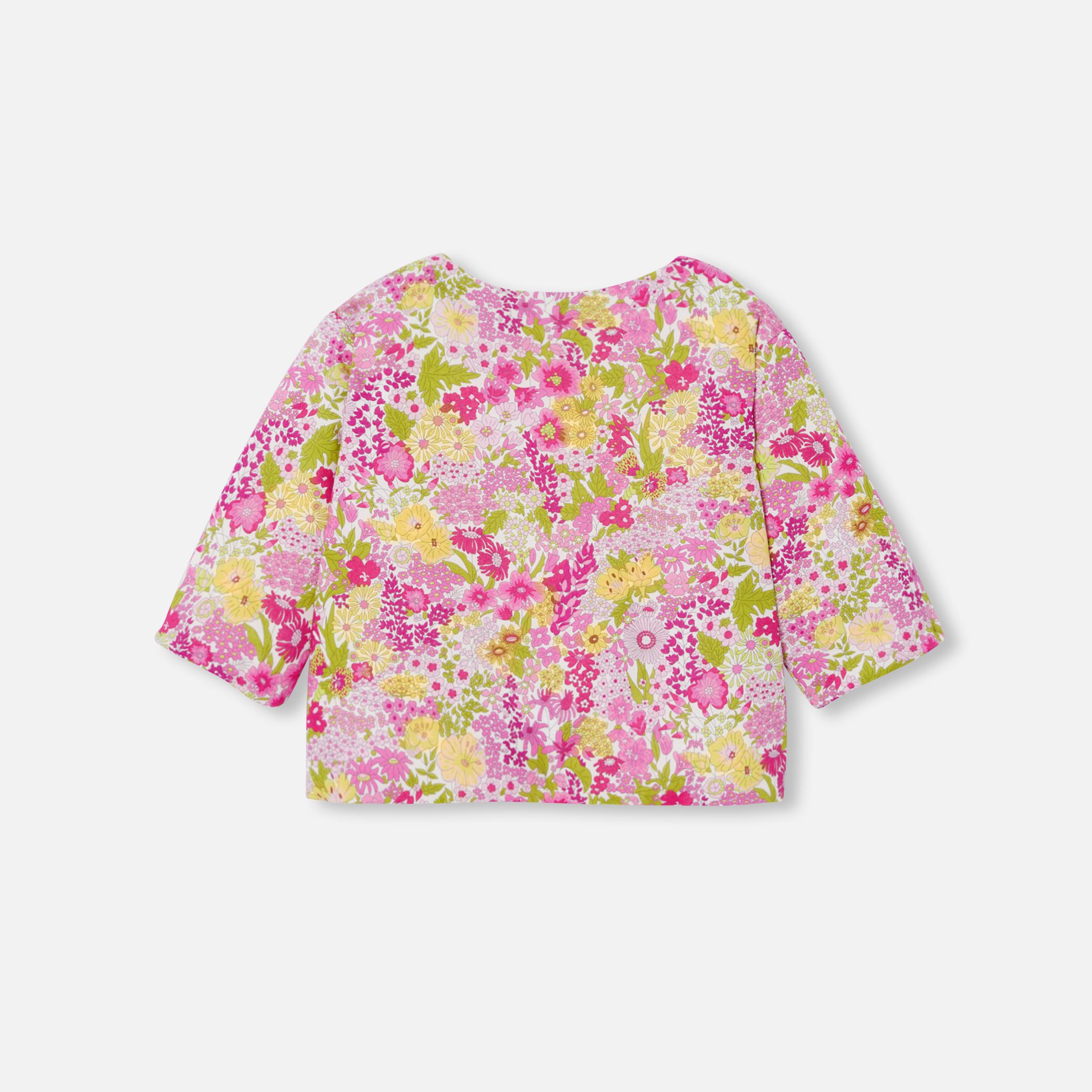 Baby Girl Jacket In Liberty Fabric - Image 2