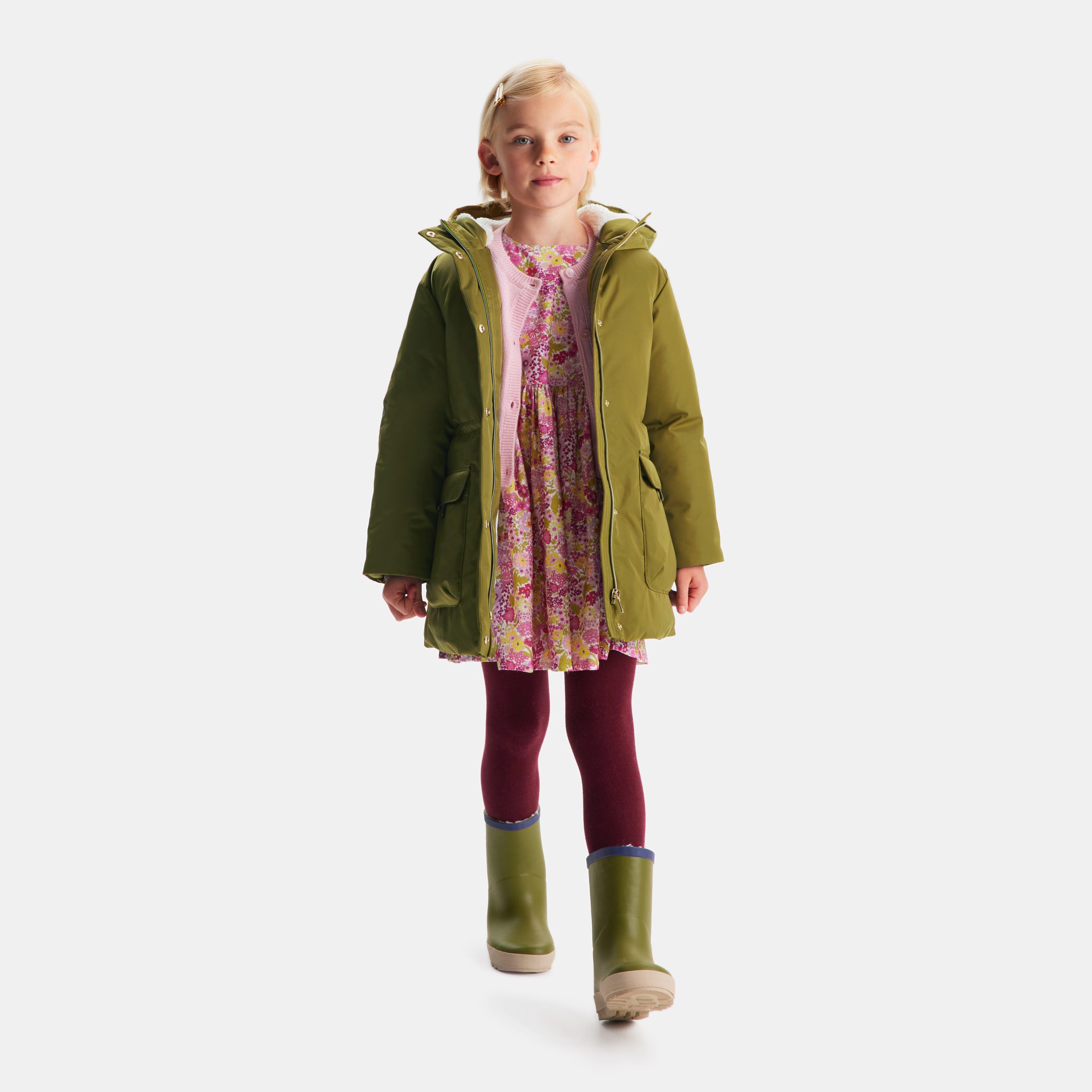 Girl Sherpa-lined Parka
