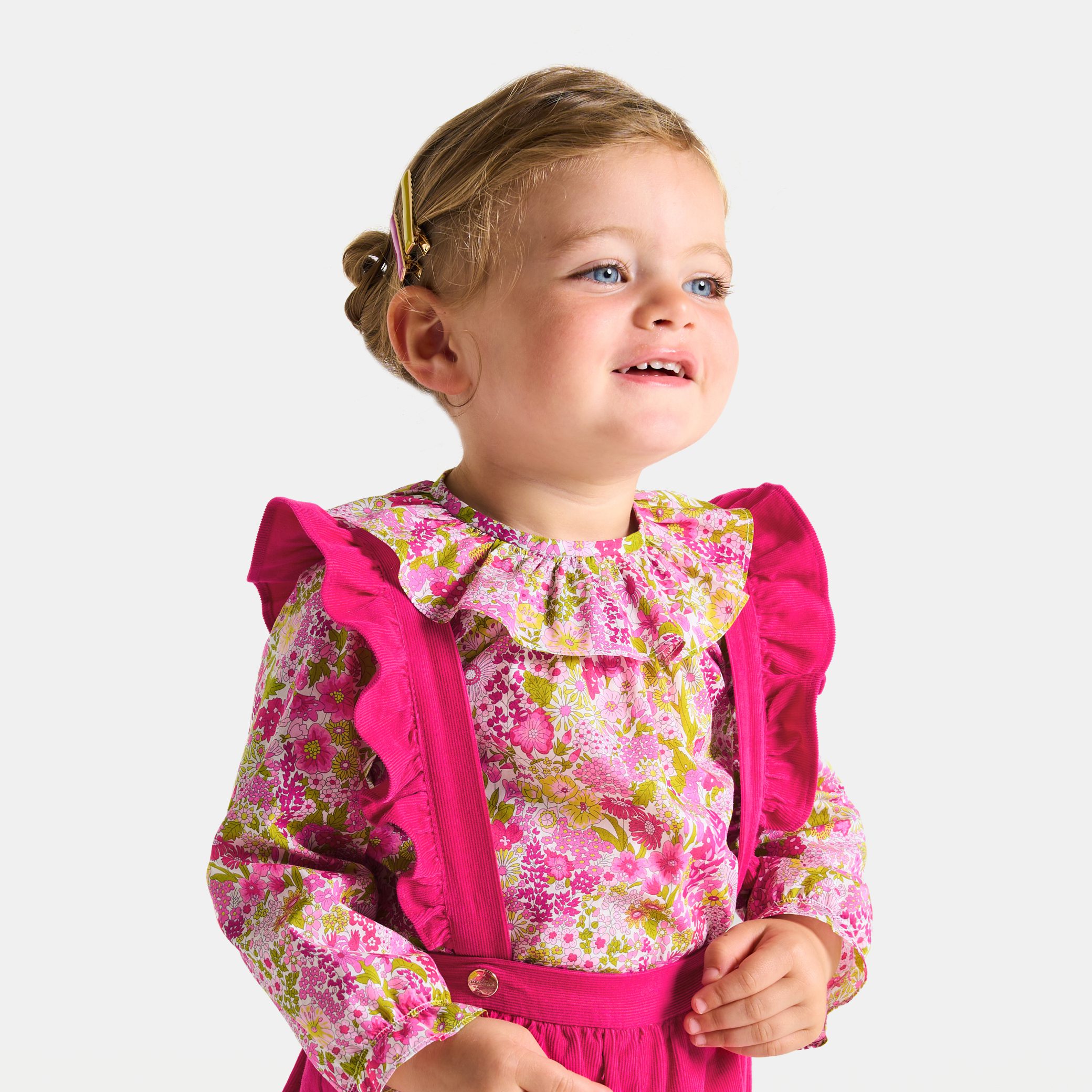 Baby Girl Blouse In Liberty Fabric