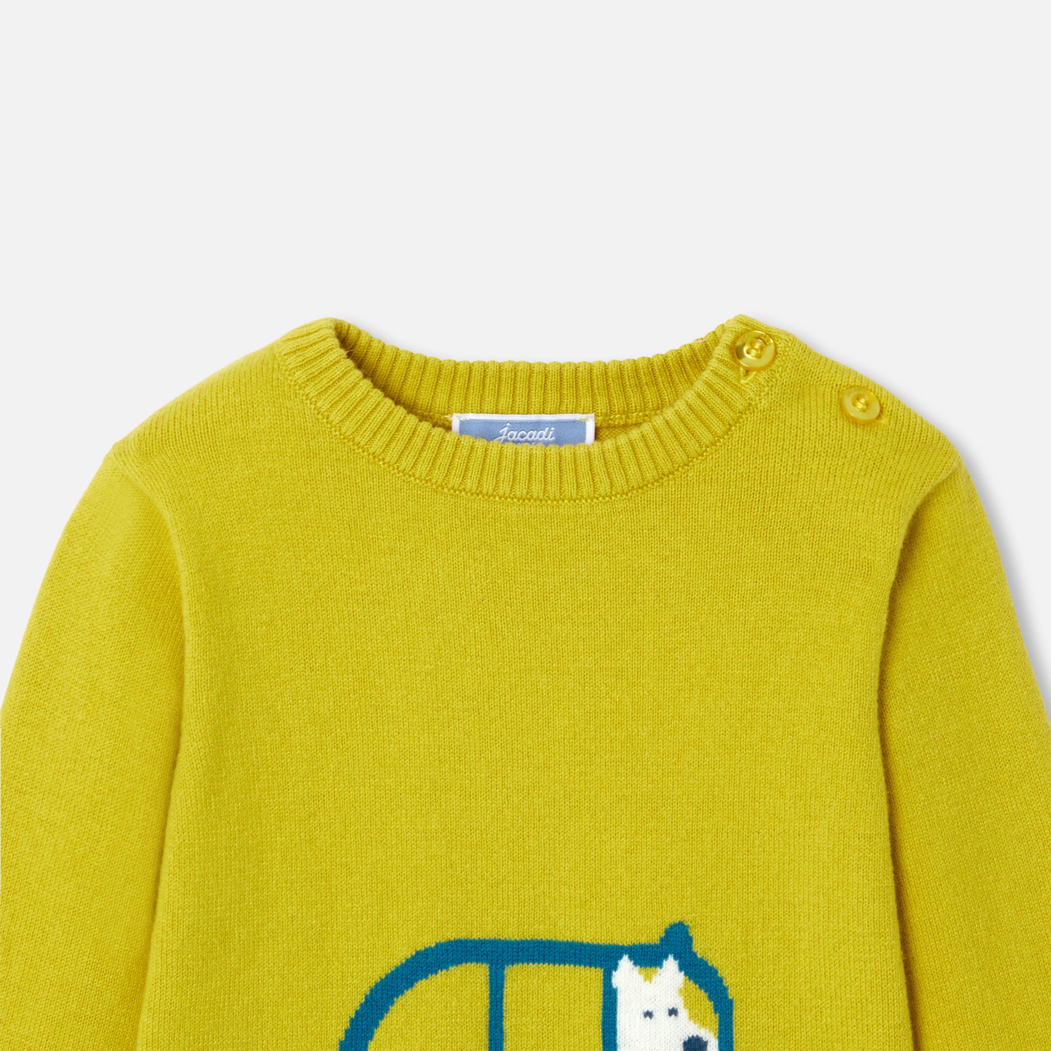 Fancy Intarsia Baby Boy Sweater - Image 6