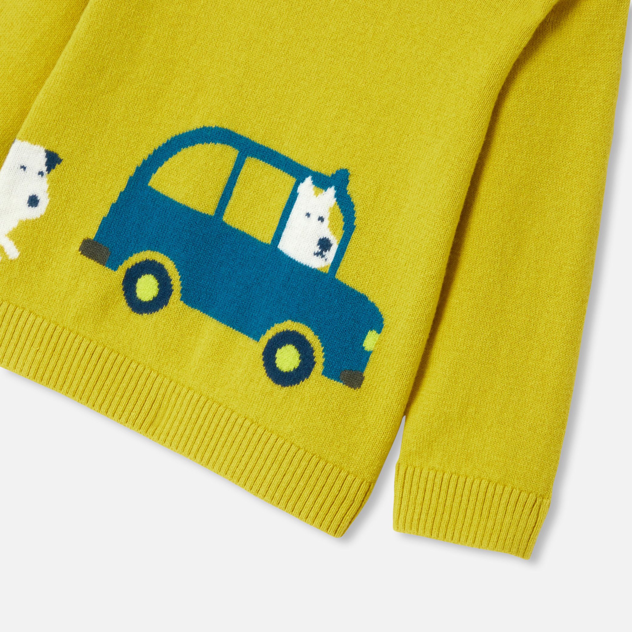 Fancy Intarsia Baby Boy Sweater - Image 7