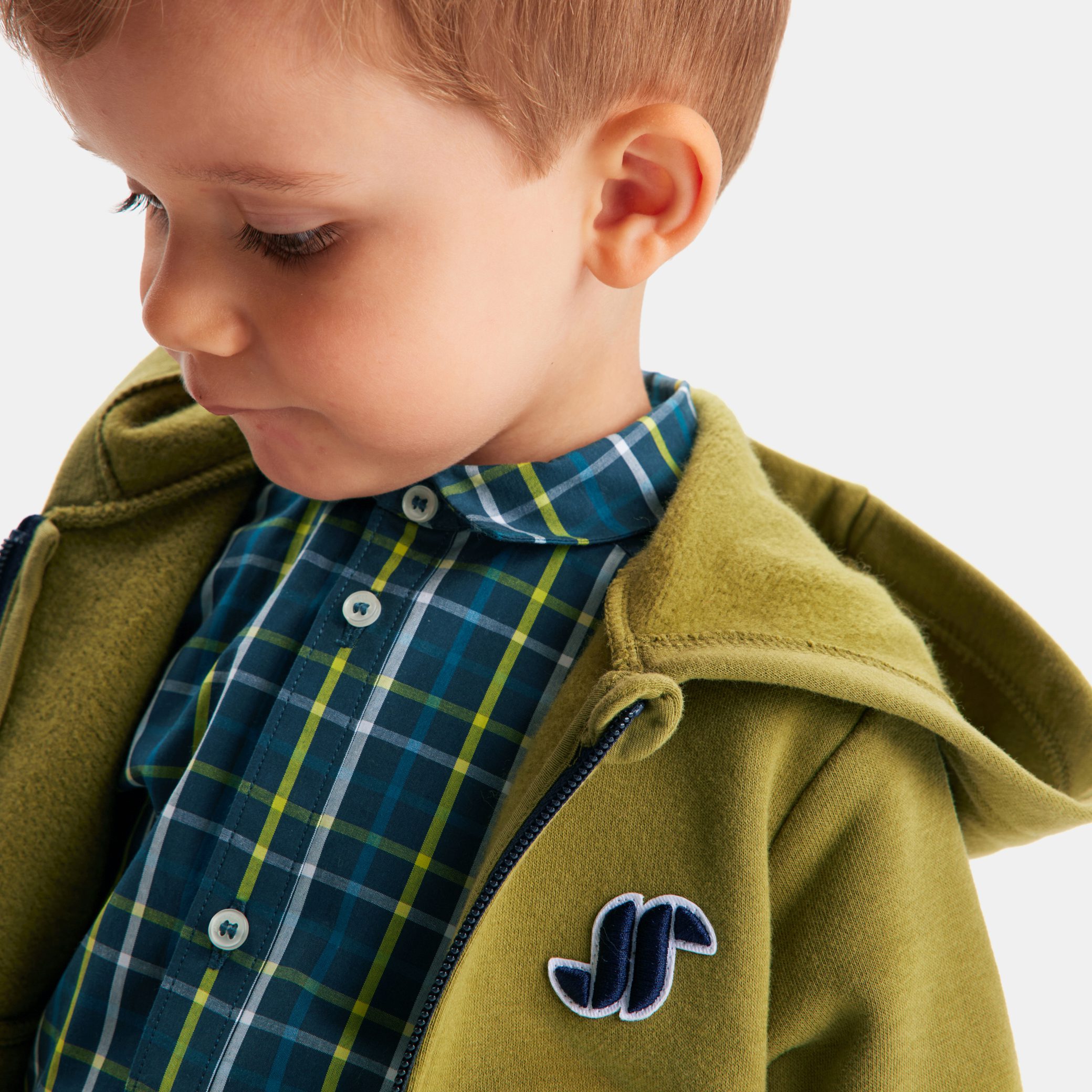 Baby Boy Plaid Shirt - Image 2