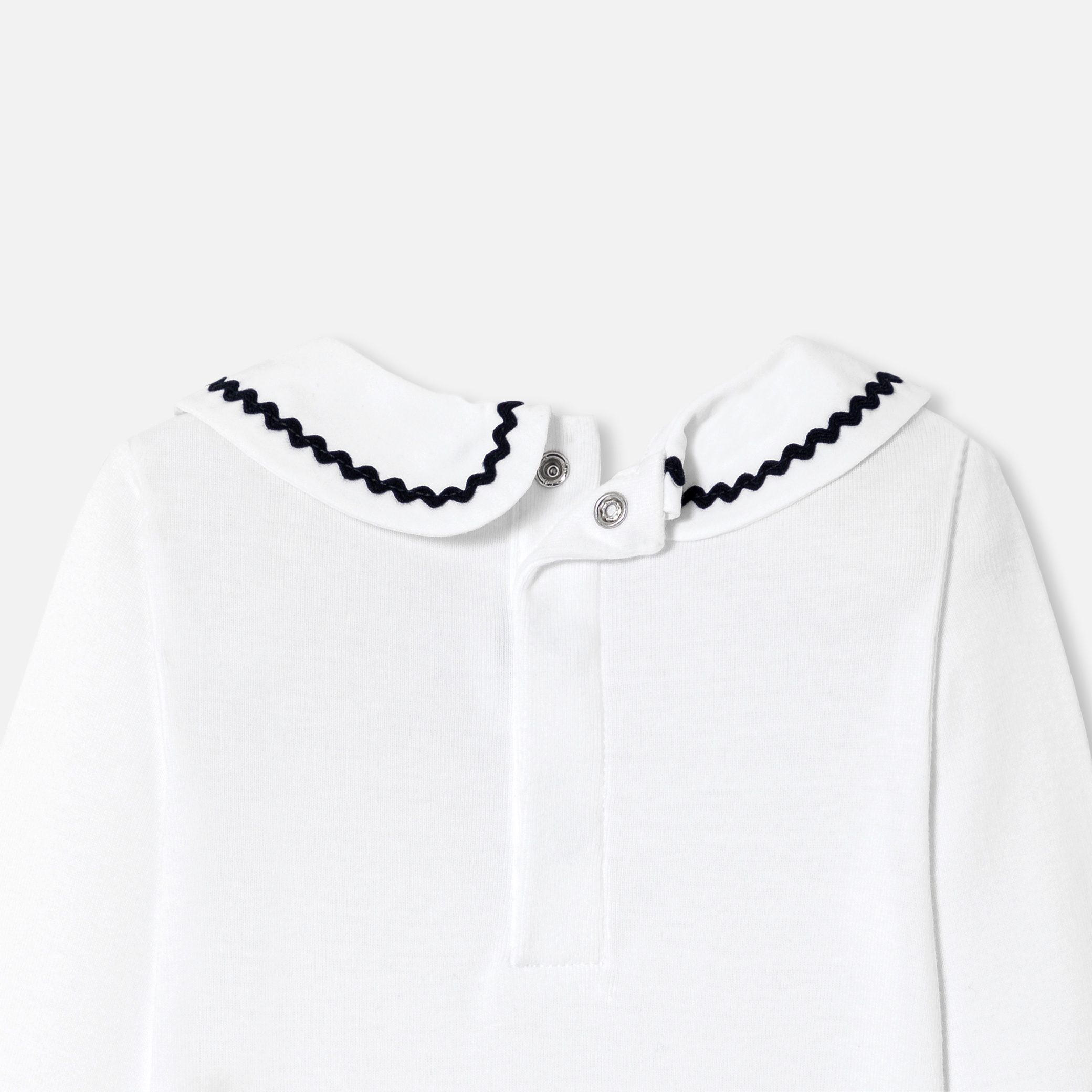 Baby girl bodysuit with fancy collar - Galon - Image 4